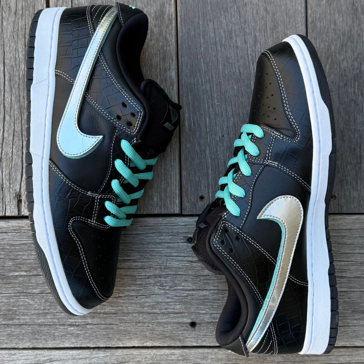 Nike SB Dunk Low Black Diamond Size 11