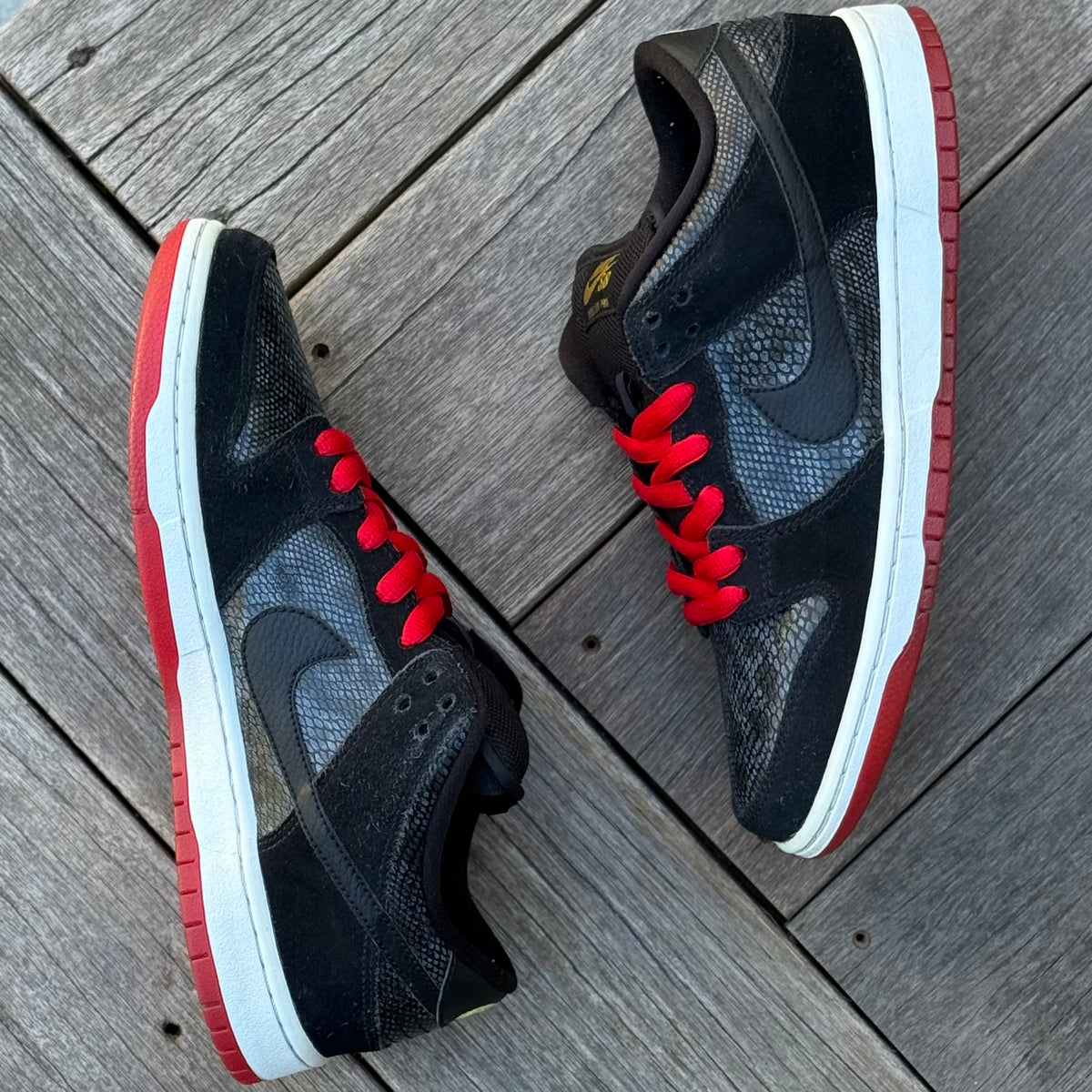 Nike SB Dunk Low Snake Eyes Size 9