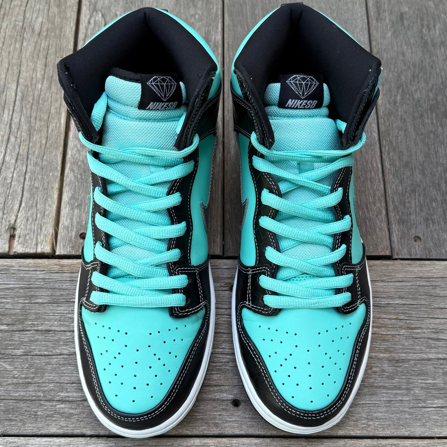 Nike SB Dunk High Tiffany Diamond Size 11