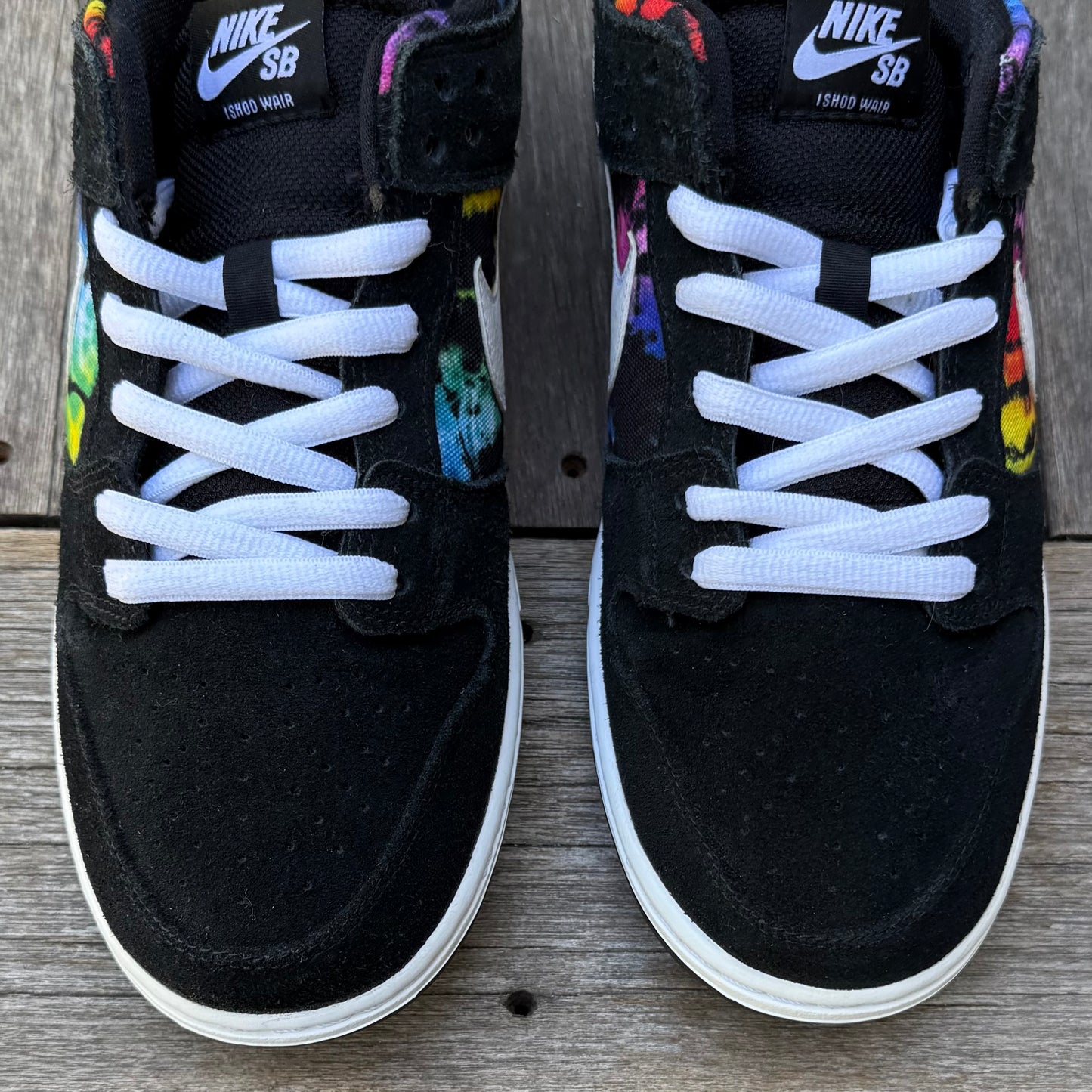 Nike SB Dunk Low Rainbow Tie Dye IW (SAMPLE) Size 10.5