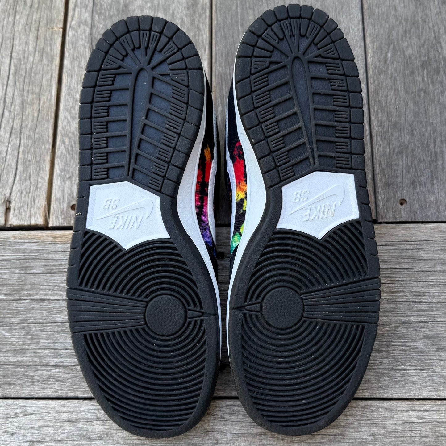 Nike SB Dunk Low Rainbow Tie Dye IW (SAMPLE) Size 10.5