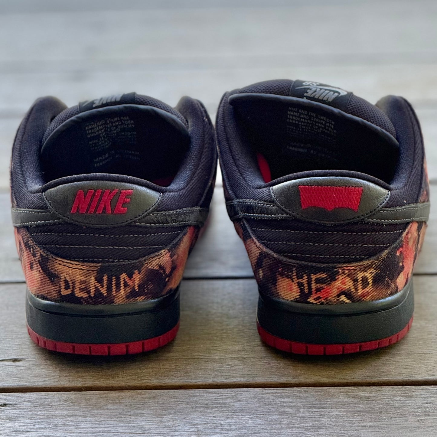 Nike SB Dunk Low DenimHead Levi’s Pushead Custom Size 11