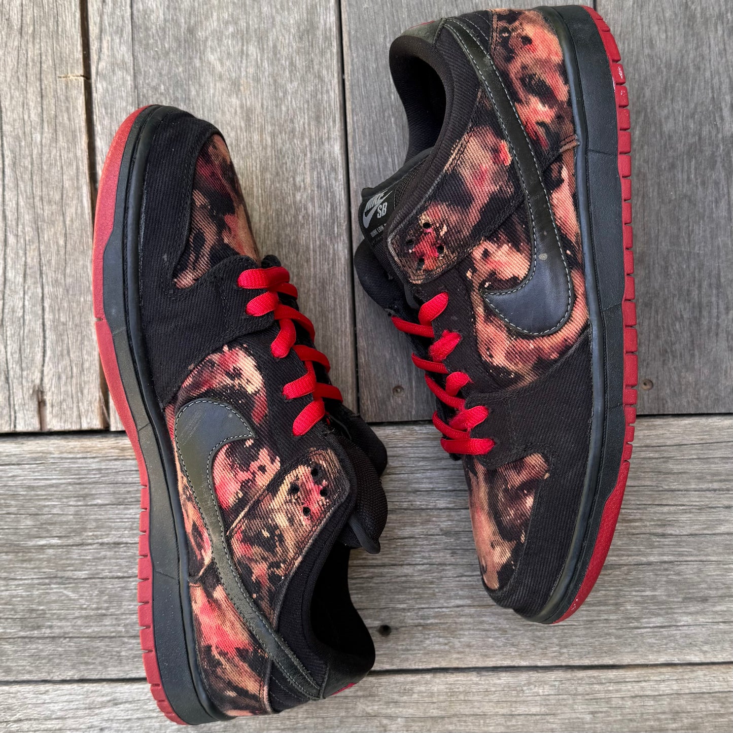 Nike SB Dunk Low DenimHead Levi’s Pushead Custom Size 11