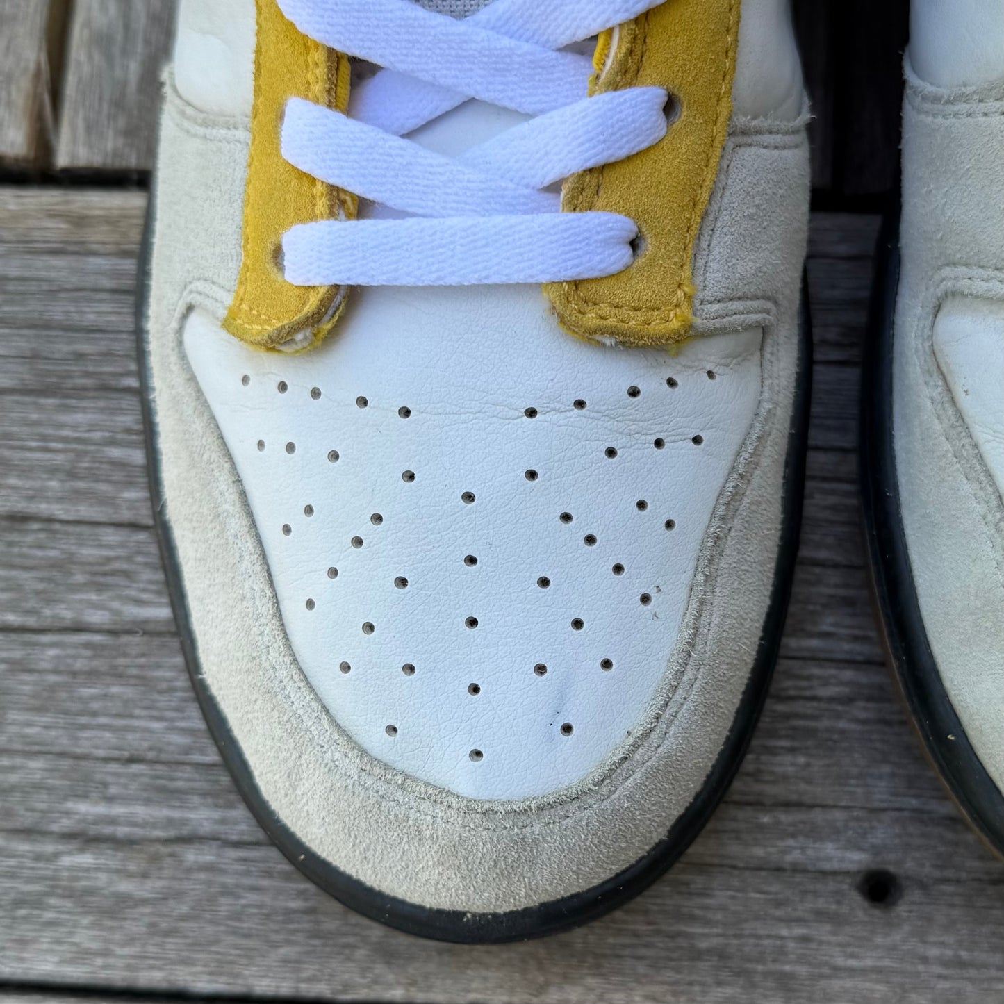 Nike Dunk Low 6.0 Pine Glass Blue Maize Size 10.5