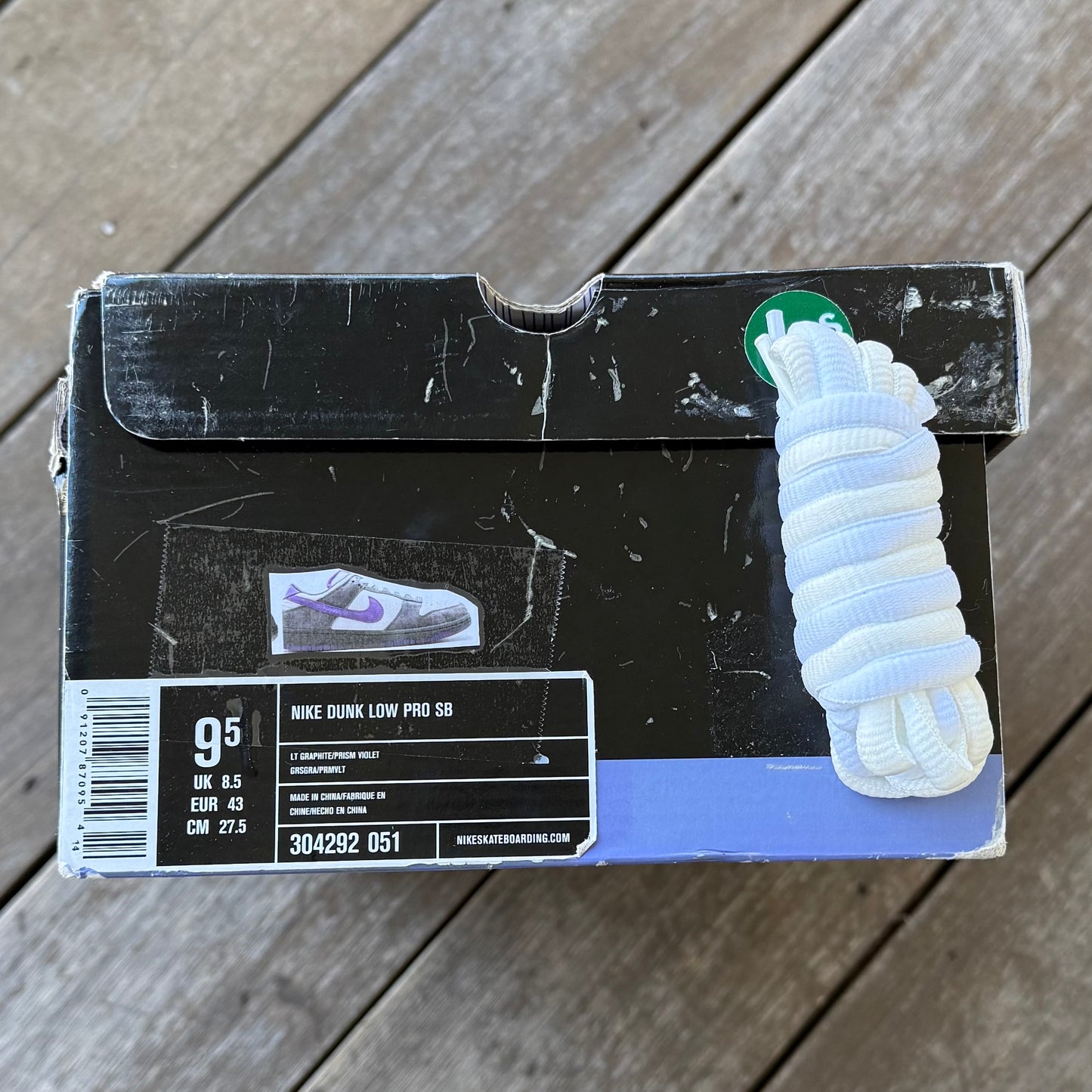 Nike SB Dunk Low Purple Pigeon Size 9.5