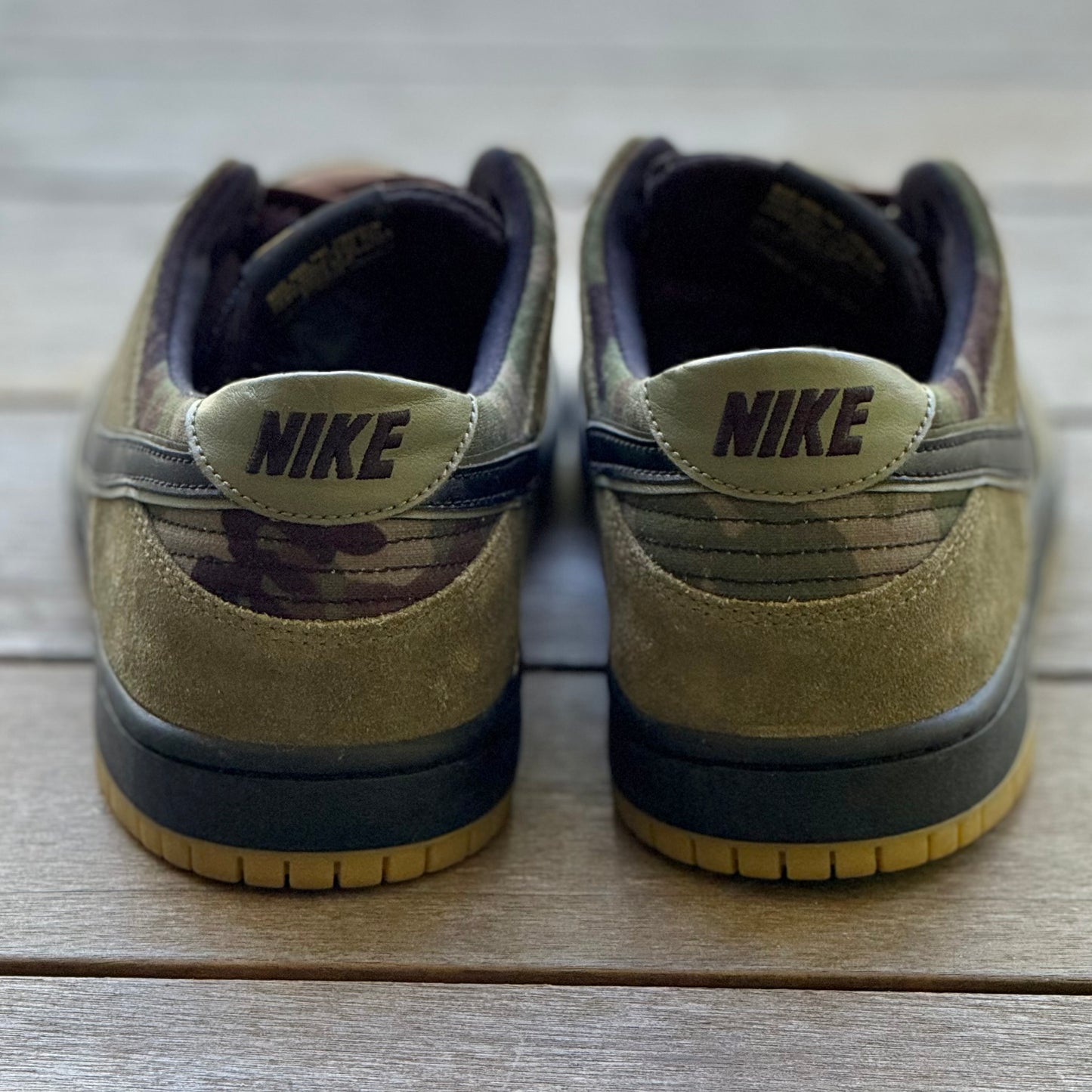 Nike SB Dunk Low Skate Camo Medium Olive Size 11