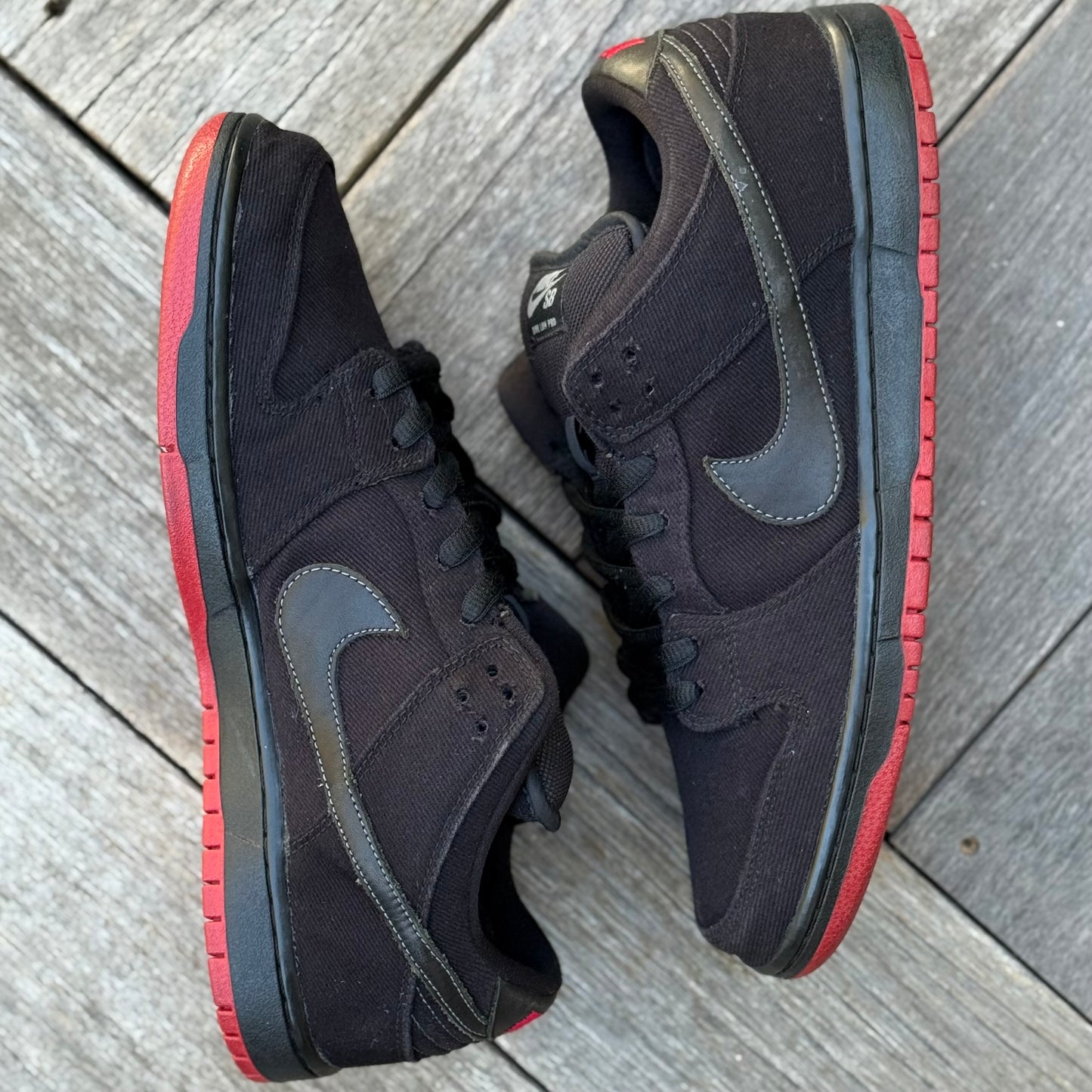 Nike SB Dunk Low Black Levi Size 11