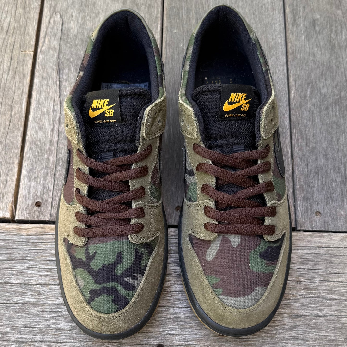 Nike SB Dunk Low Skate Camo Medium Olive Size 11