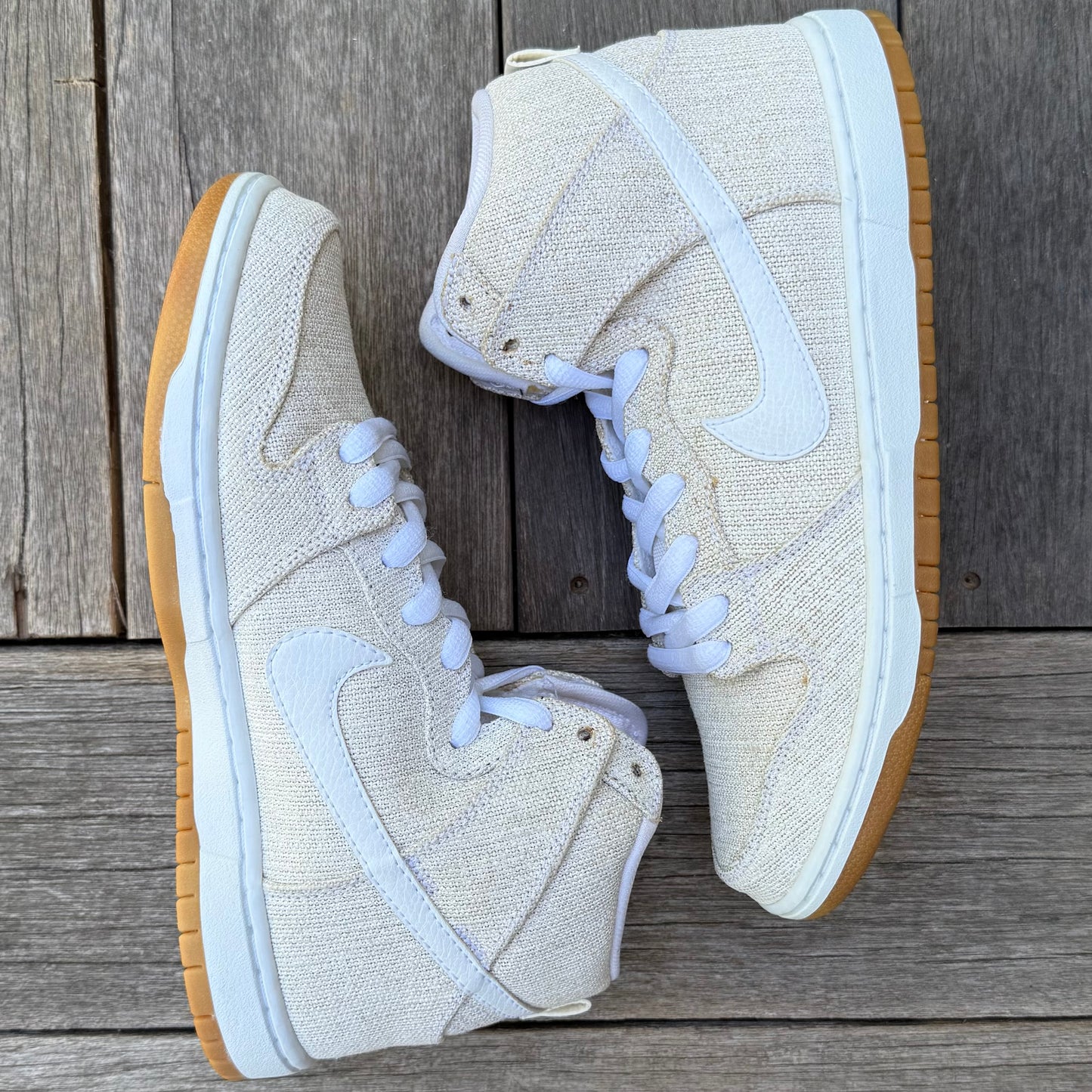 Nike SB Dunk High Papaya Linen SAMPLE Size 9