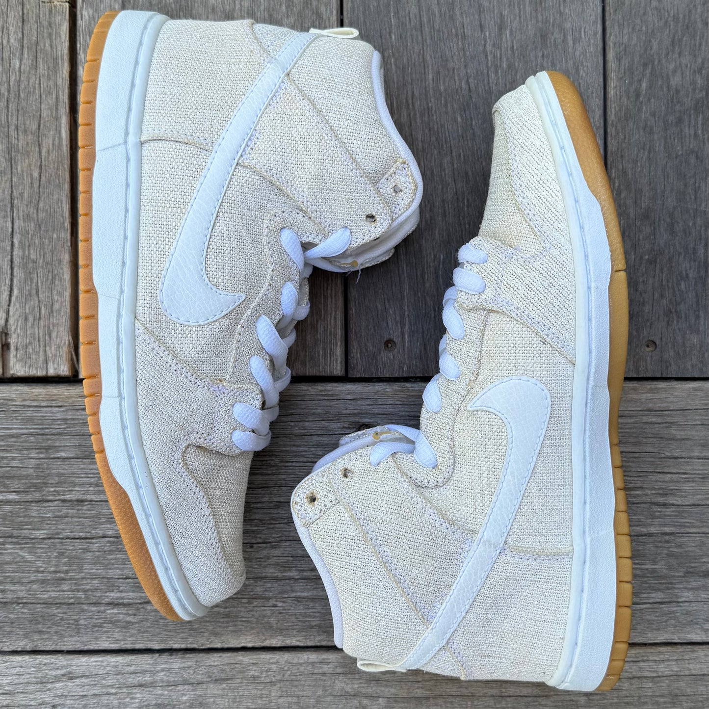 Nike SB Dunk High Papaya Linen SAMPLE Size 9