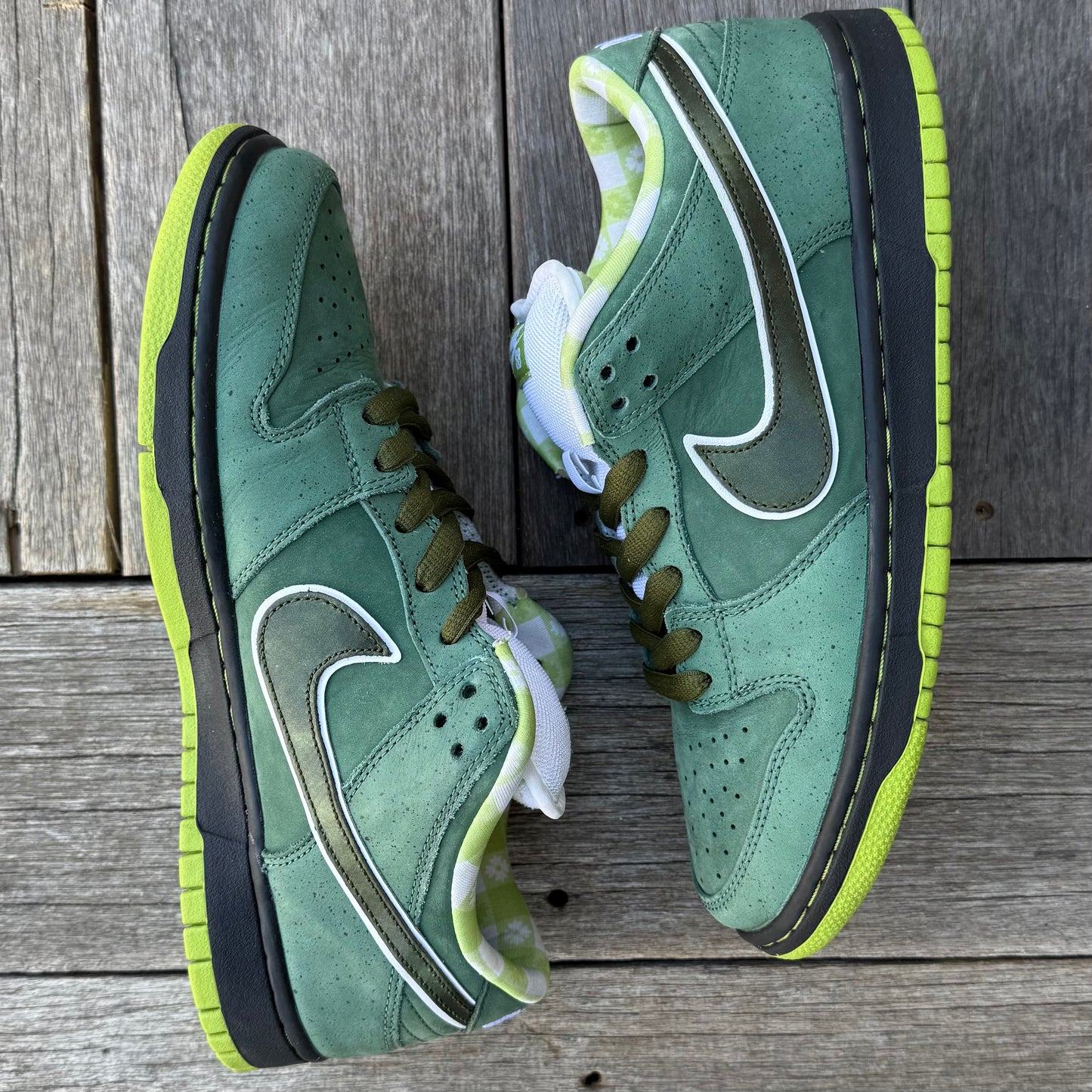 Nike SB Dunk Low Green Lobster Size 9.5