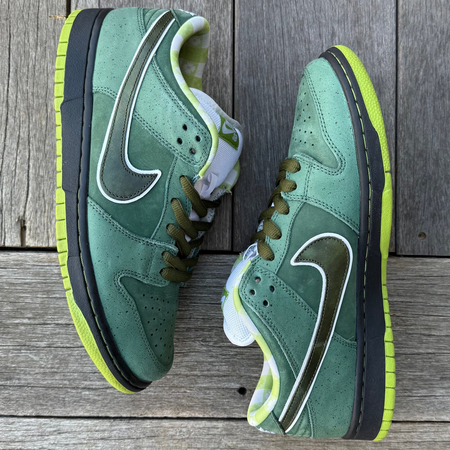 Nike SB Dunk Low Green Lobster Size 9.5