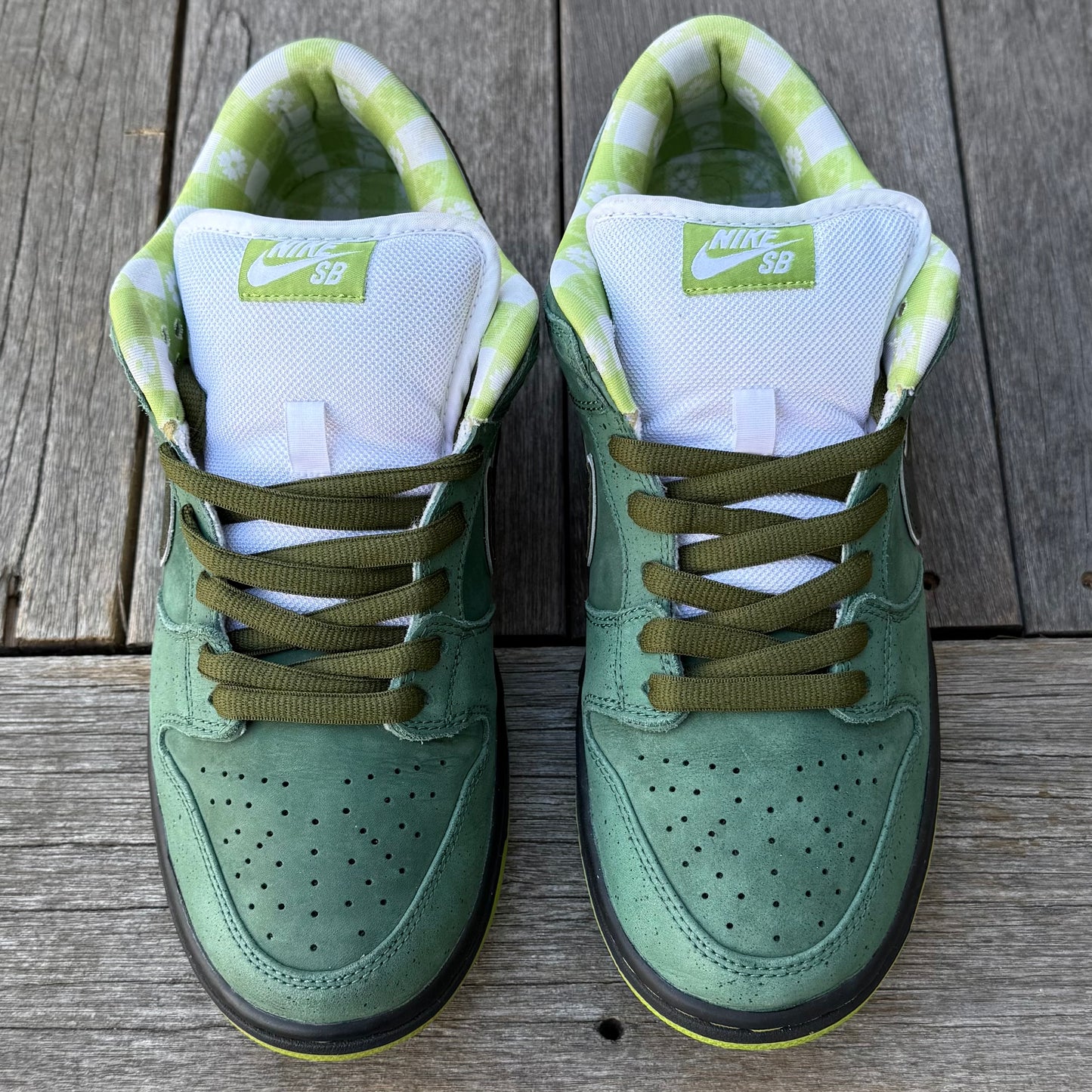 Nike SB Dunk Low Green Lobster Size 9.5
