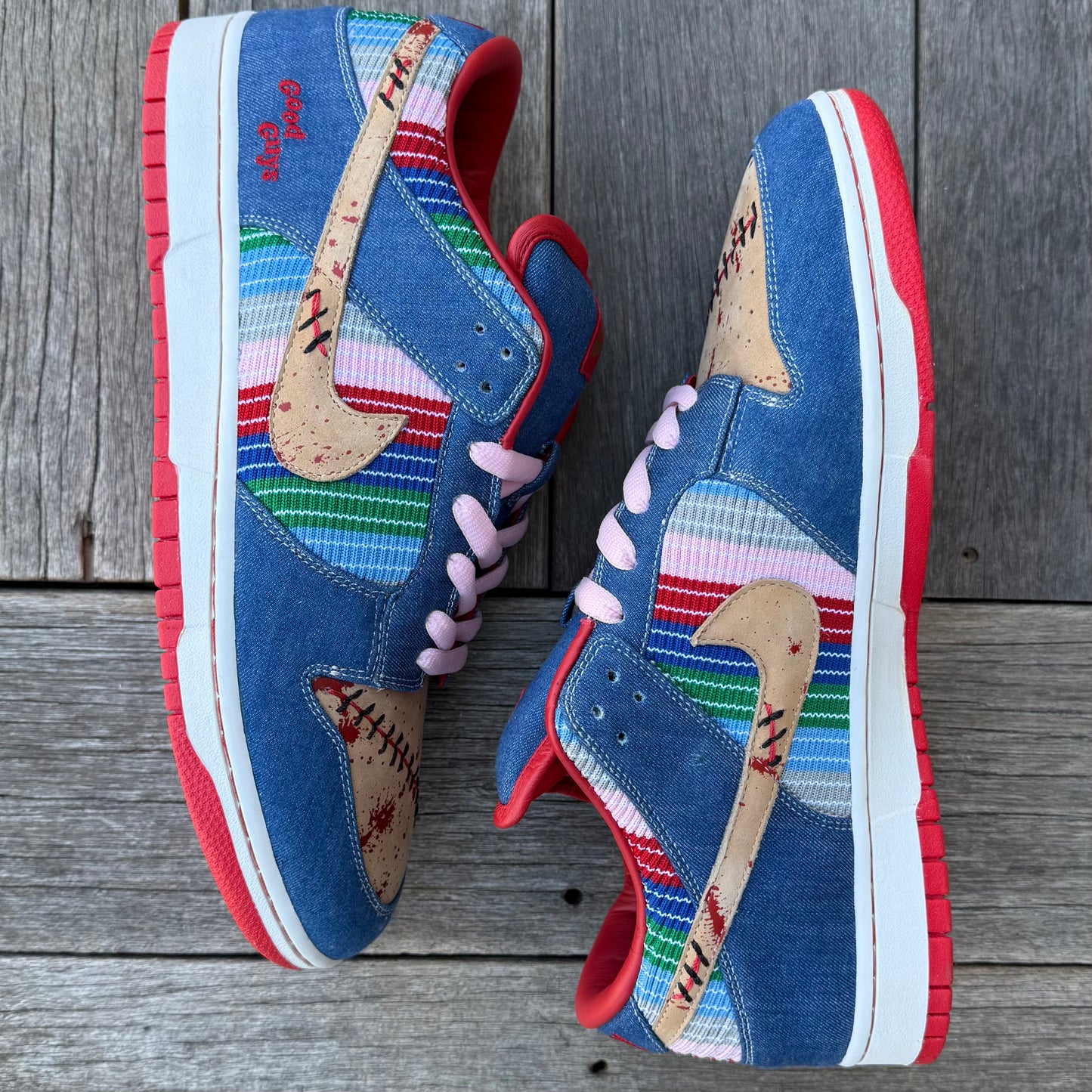 Nike SB Dunk Low Chucky SRGN (Shoe Surgeon) Custom Size 13