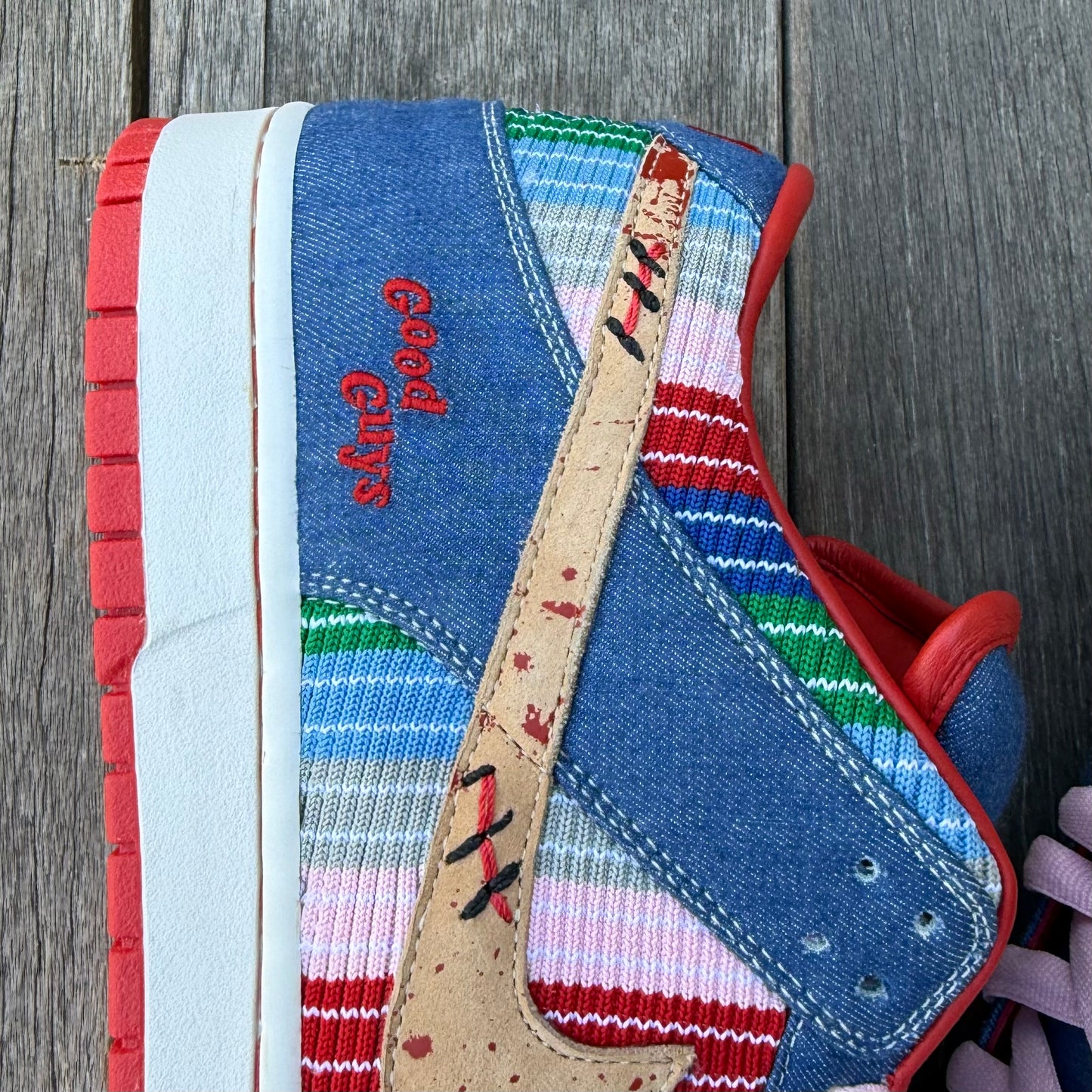 Nike SB Dunk Low Chucky SRGN (Shoe Surgeon) Custom Size 13