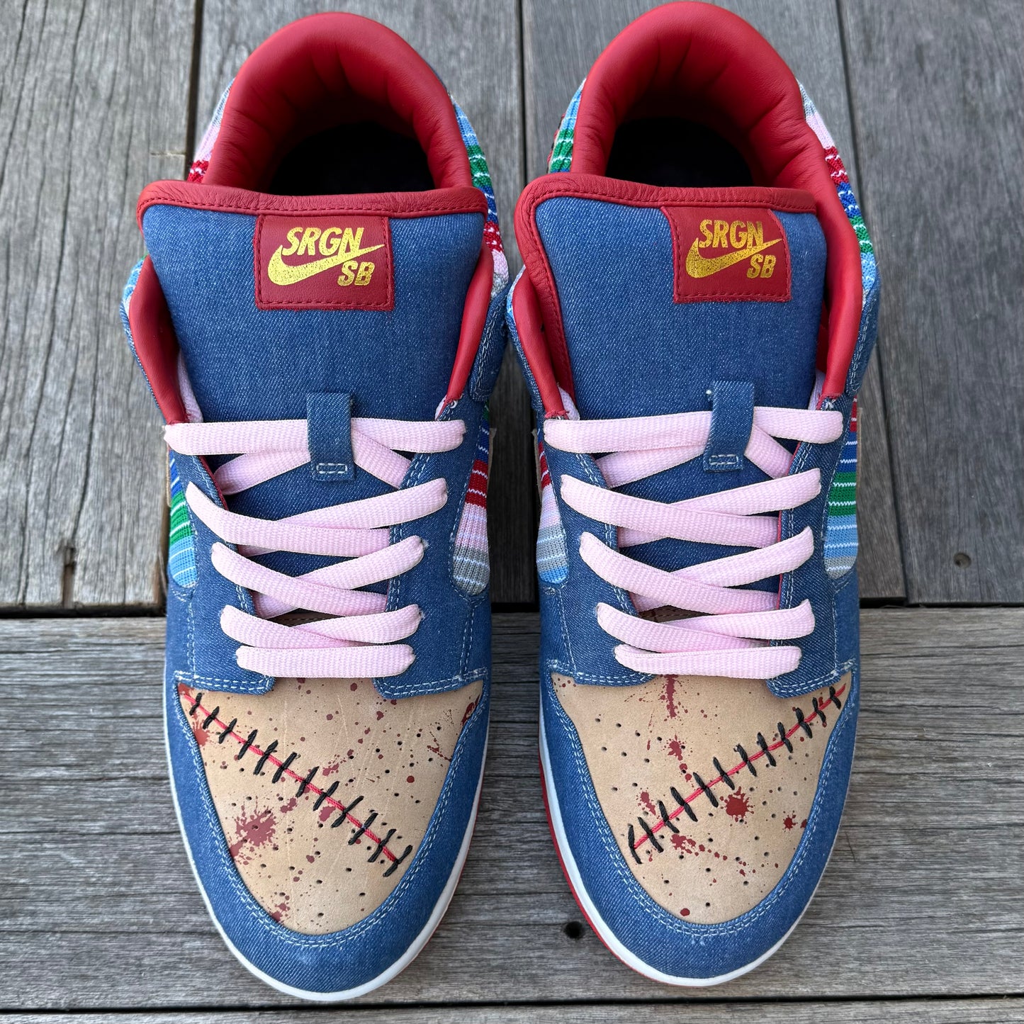 Nike SB Dunk Low Chucky SRGN (Shoe Surgeon) Custom Size 13