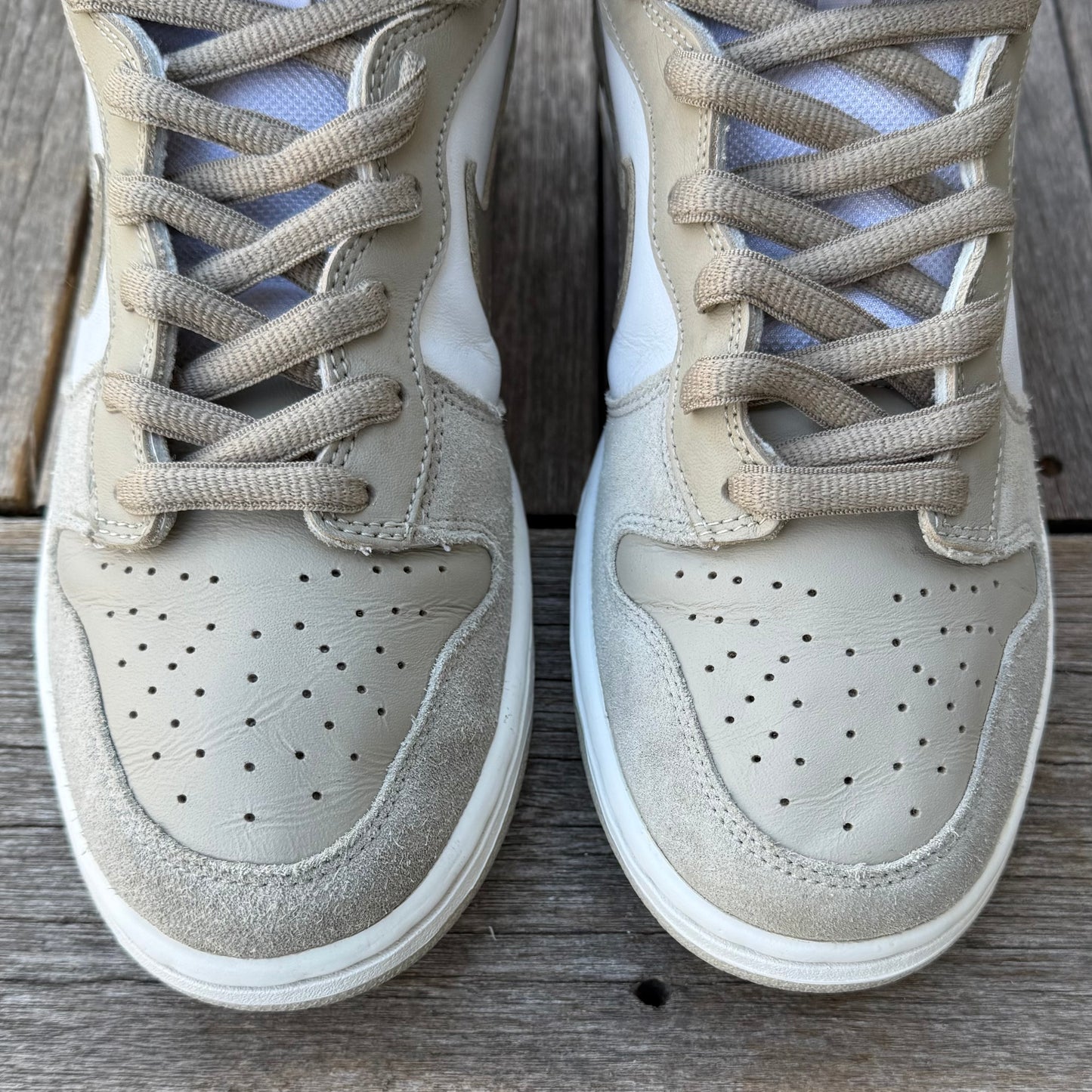 Nike SB Dunk High Khaki White Size 11