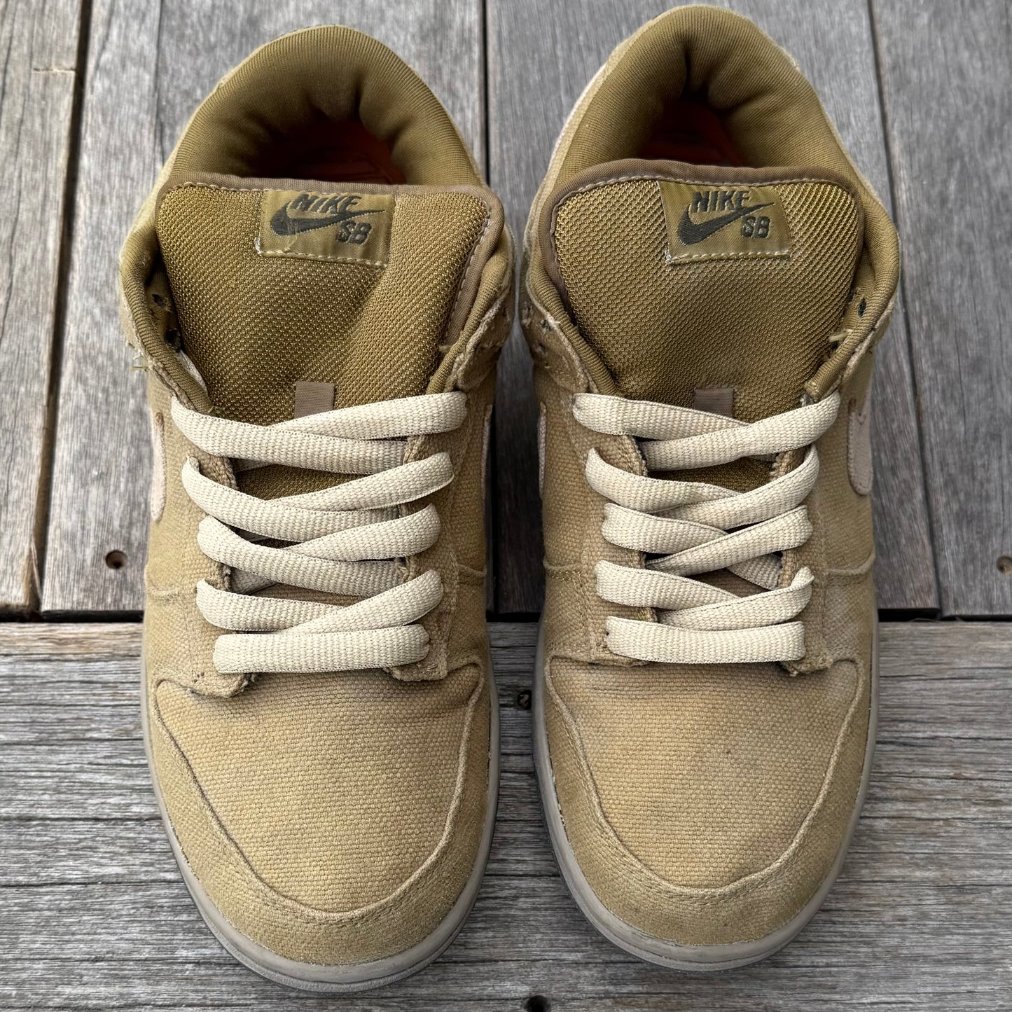 Nike SB Dunk Low Sandalwood Spanish Moss Size 8.5