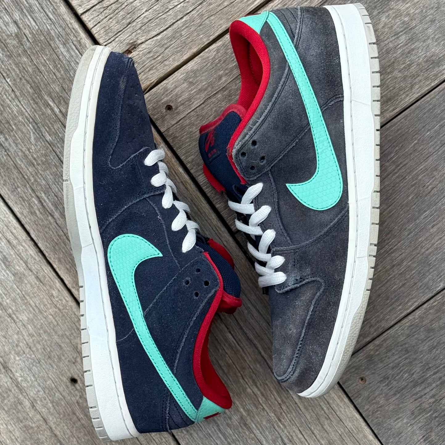 Nike SB Dunk Low Crystal Mint Obsidian Size 12