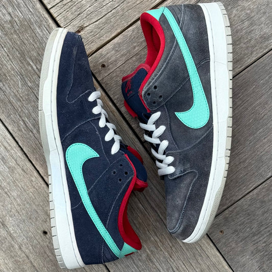Nike SB Dunk Low Crystal Mint Obsidian Size 12