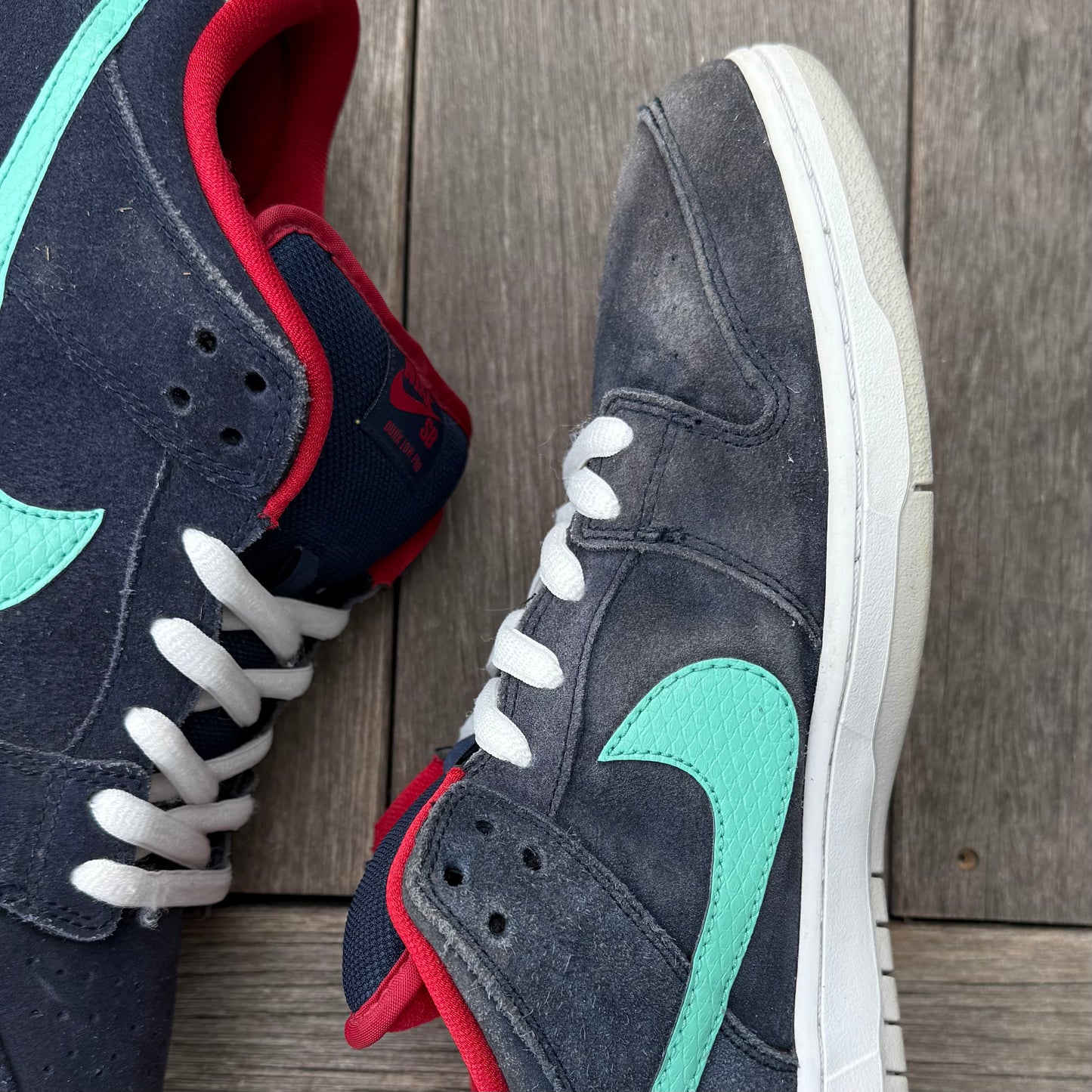Nike SB Dunk Low Crystal Mint Obsidian Size 12