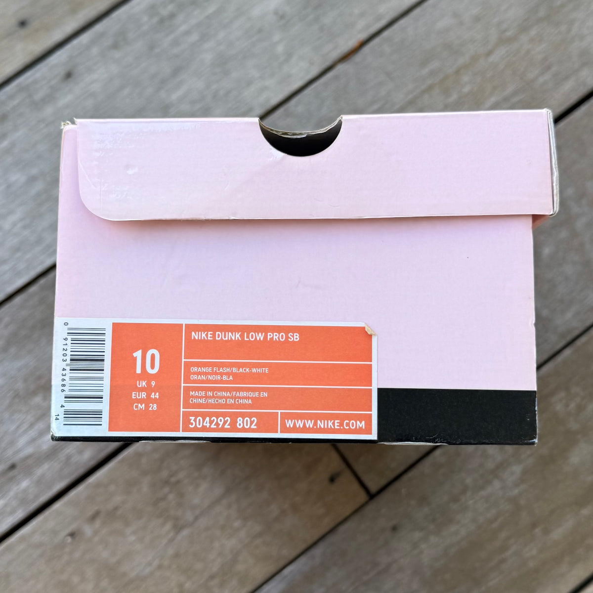 Nike SB Dunk Low White RayGun (Home) Size 10