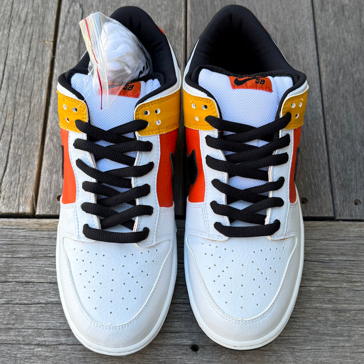 Nike SB Dunk Low White RayGun (Home) Size 10