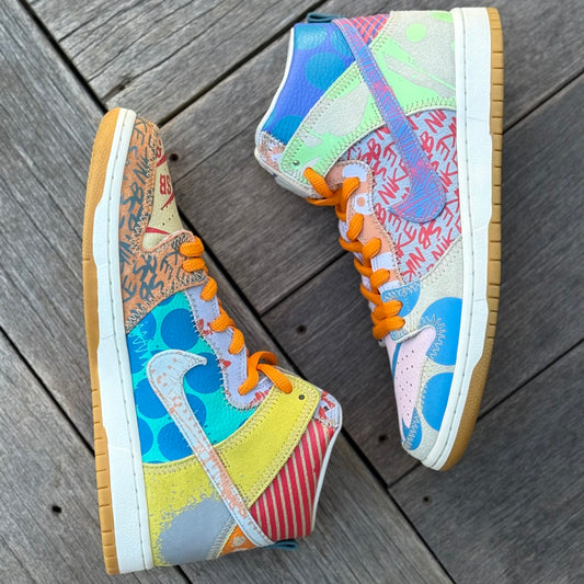 Nike SB Dunk High What the Thomas Campbell Size 9.5