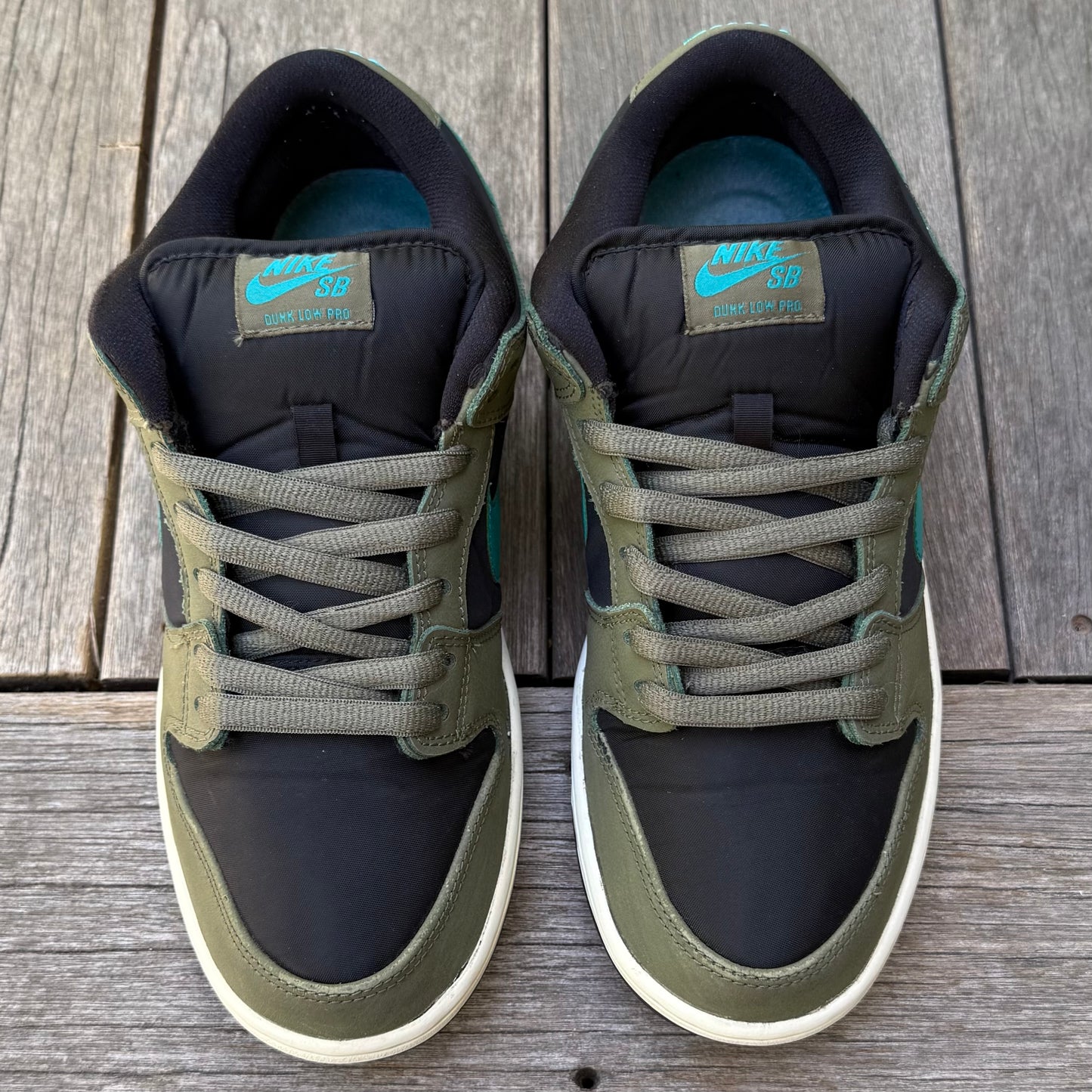 Nike SB Dunk Low Medium Olive Turbo Size 9.5