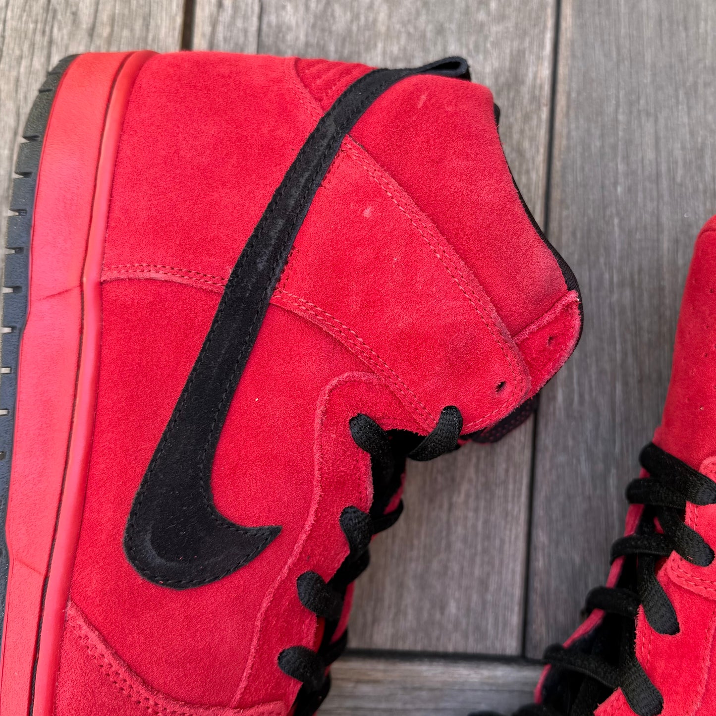 Nike SB Dunk High Red Devil Size 12