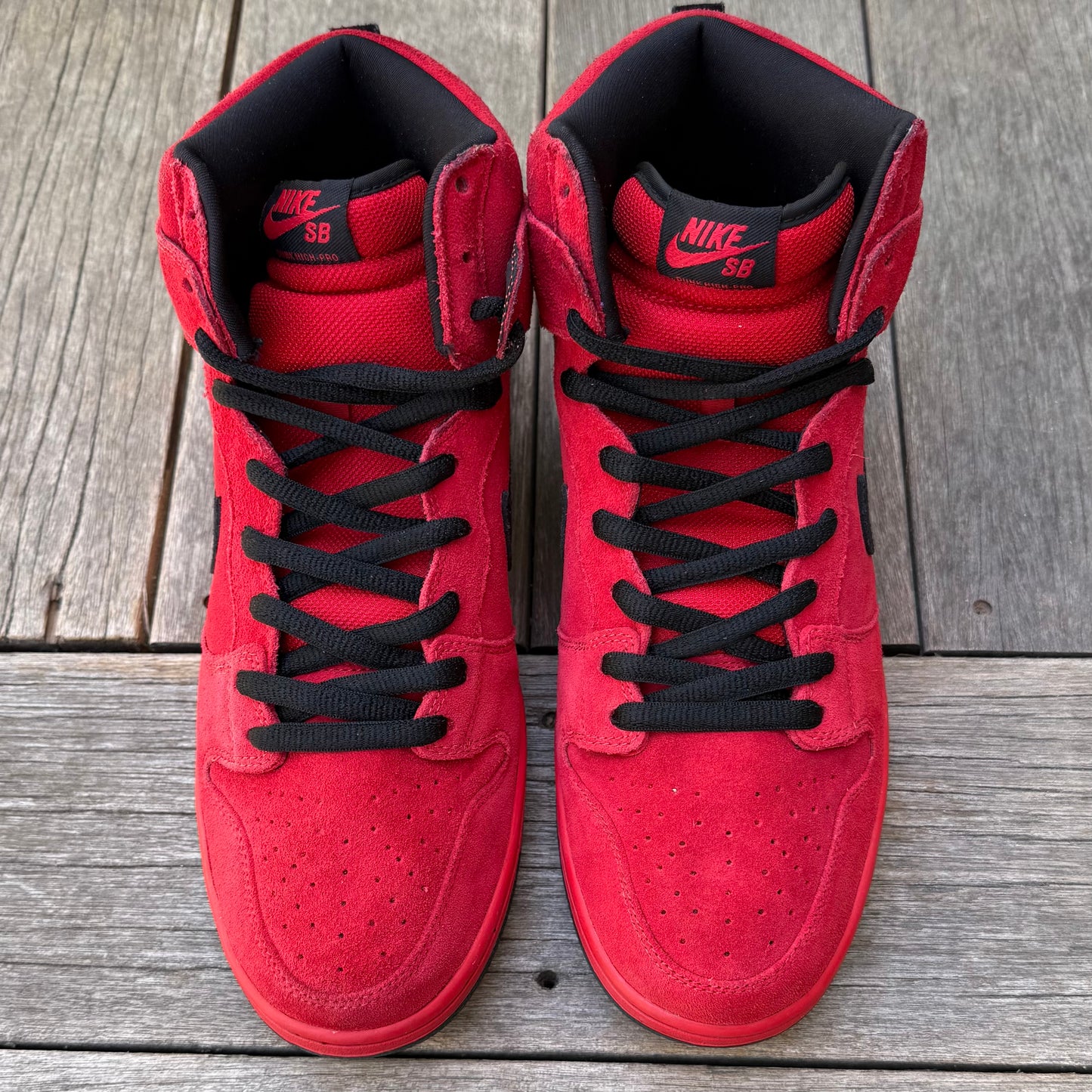 Nike SB Dunk High Red Devil Size 12