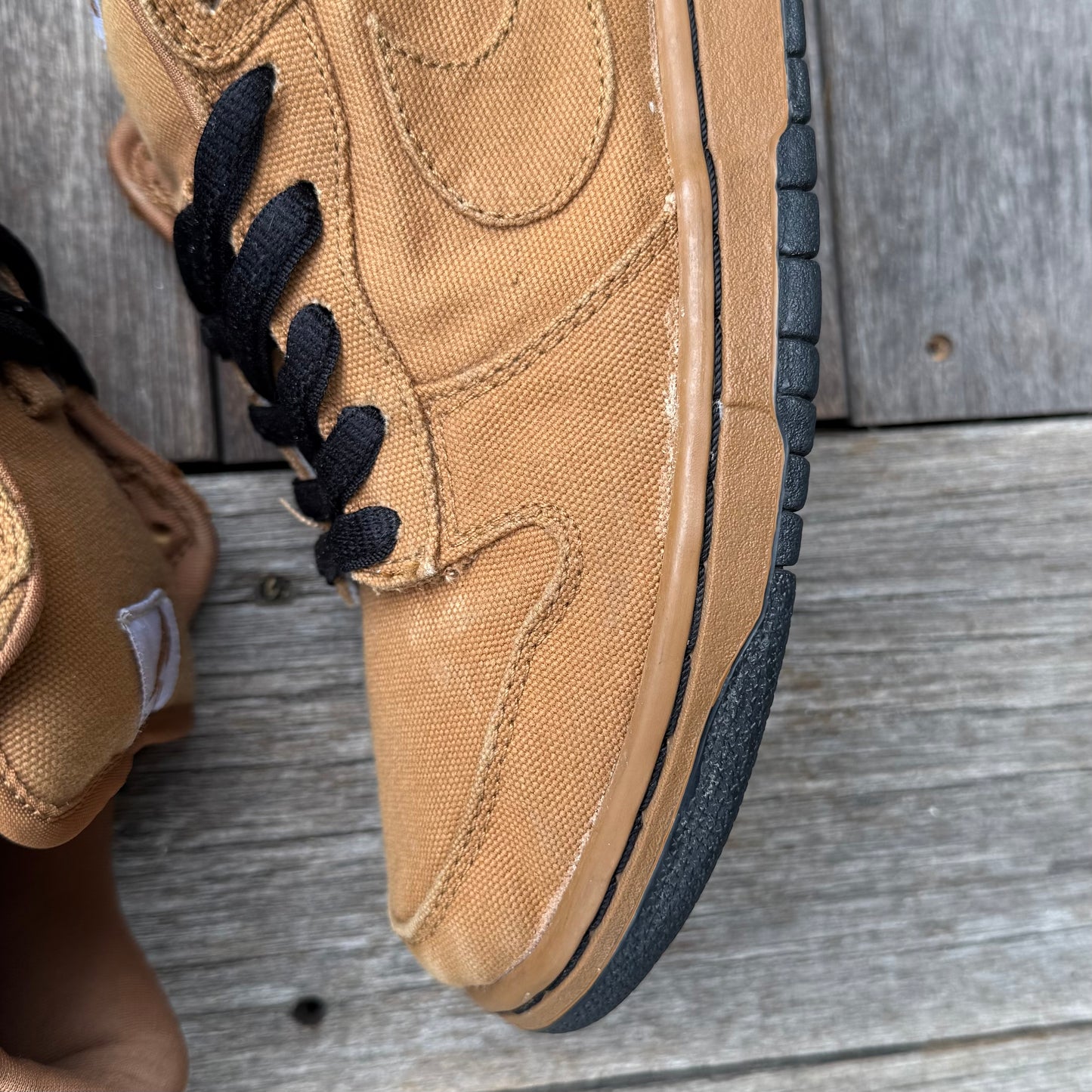 Nike SB Dunk Low Carhartt Shale Size 10