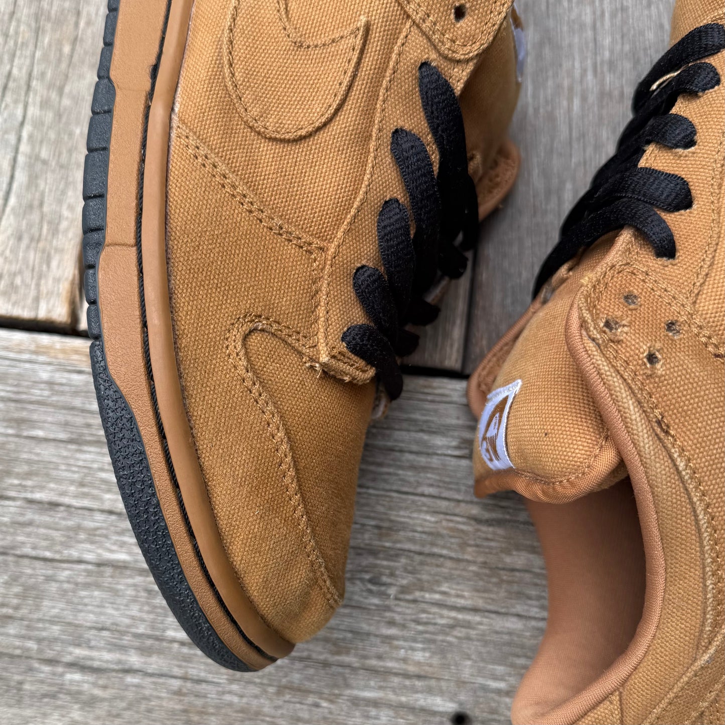 Nike SB Dunk Low Carhartt Shale Size 10