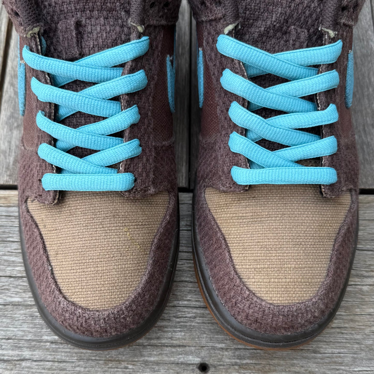 Nike Dunk Low 6.0 Baroque Brown Mineral Blue Size 10