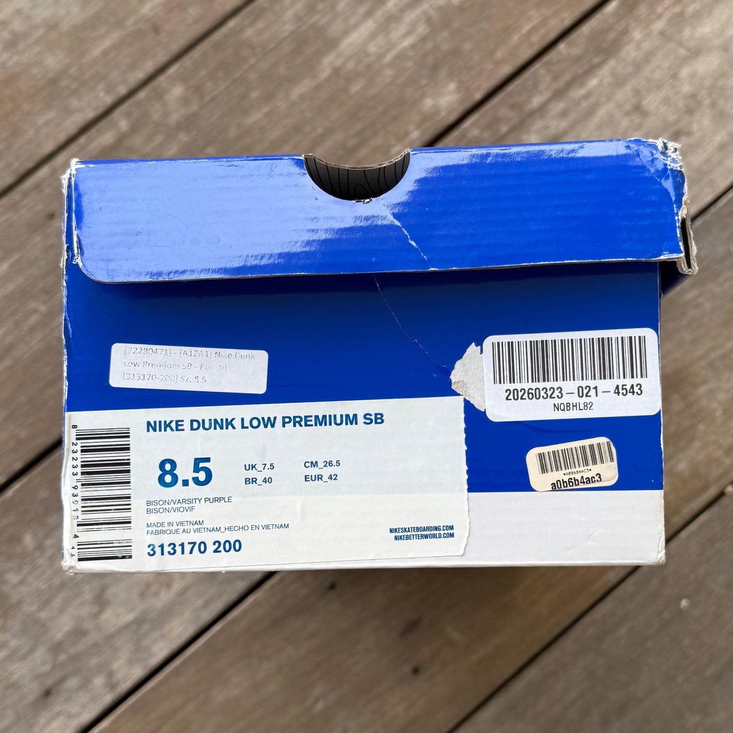 Nike SB Dunk Low Kenny Powers Size 8.5