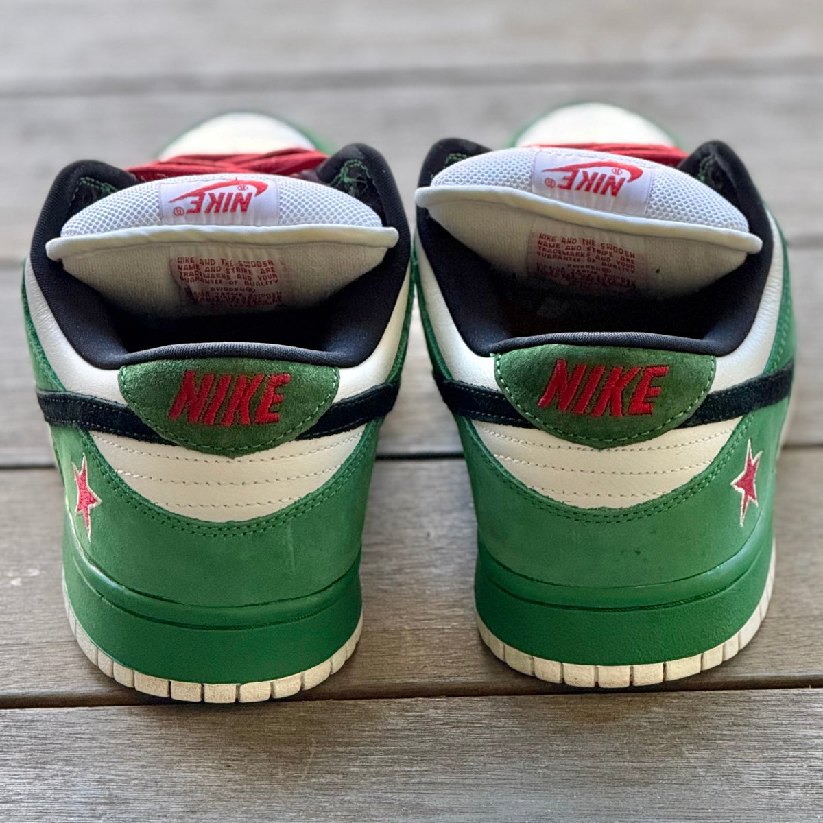 Nike SB Dunk Low Heineken Size 10