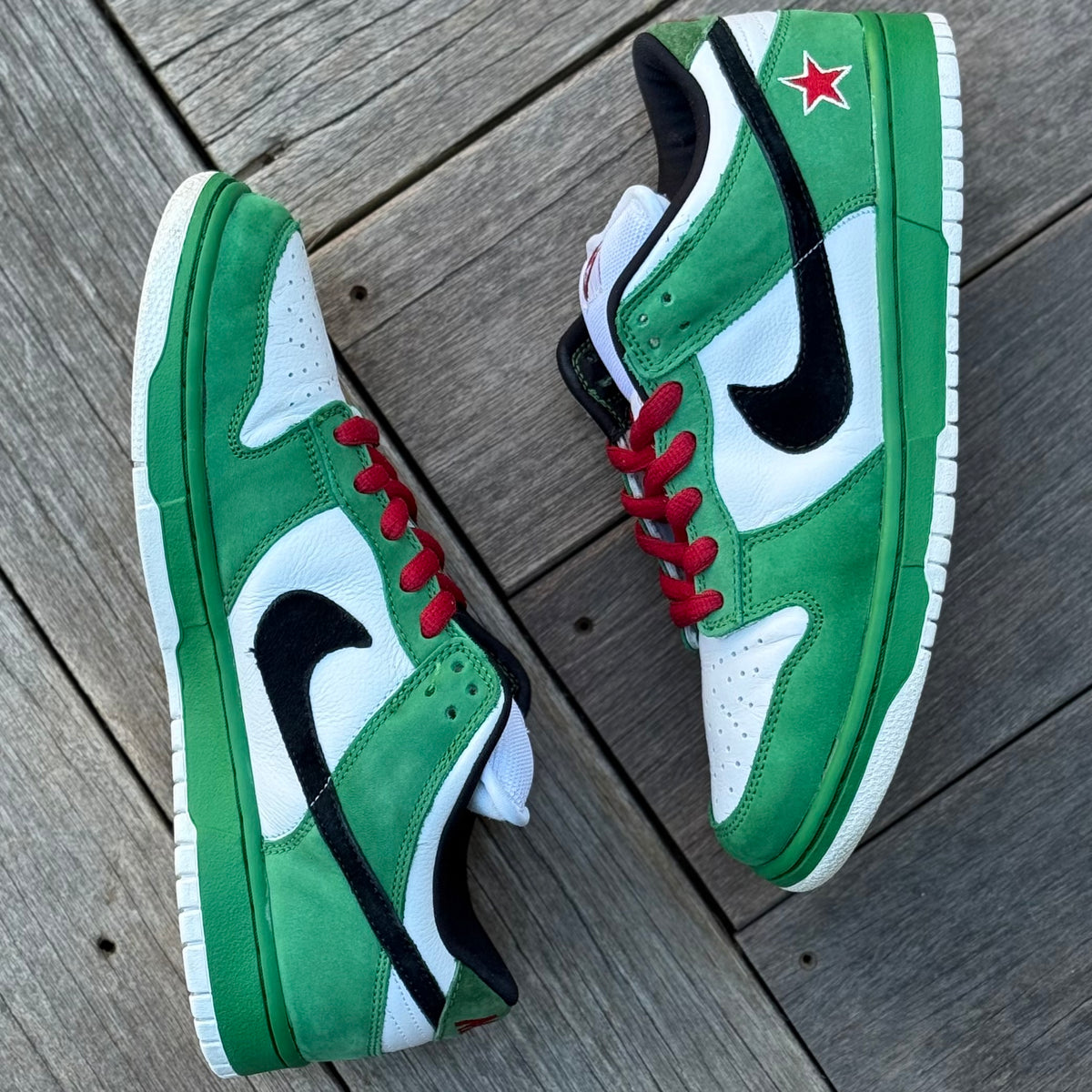 Nike SB Dunk Low Heineken Size 10