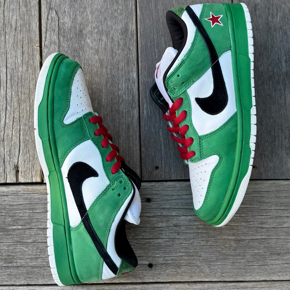 Nike SB Dunk Low Heineken Size 10