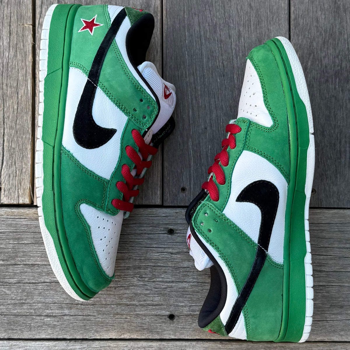 Nike SB Dunk Low Heineken Size 10
