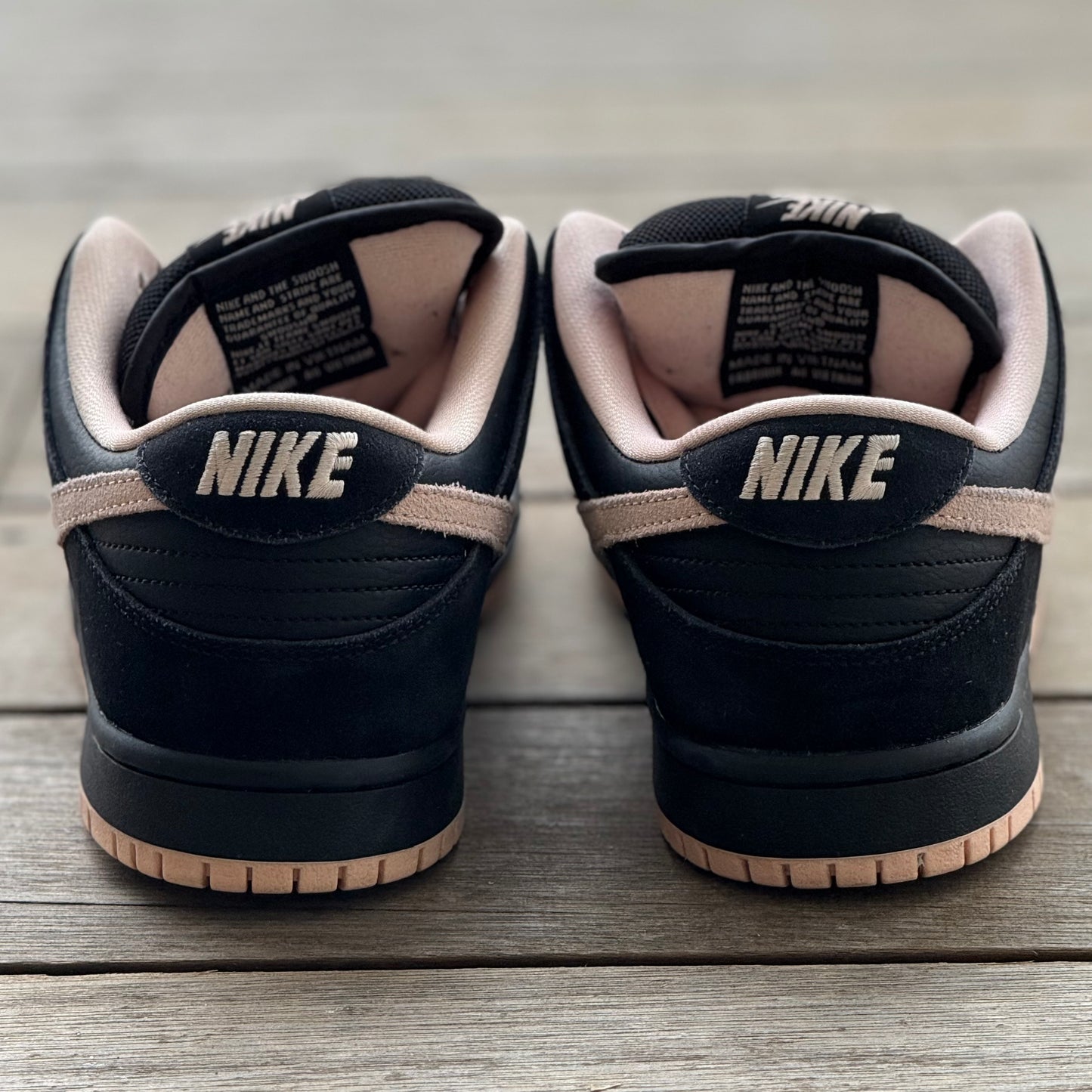 Nike SB Dunk Low Black Coral Washed Pink Size 10