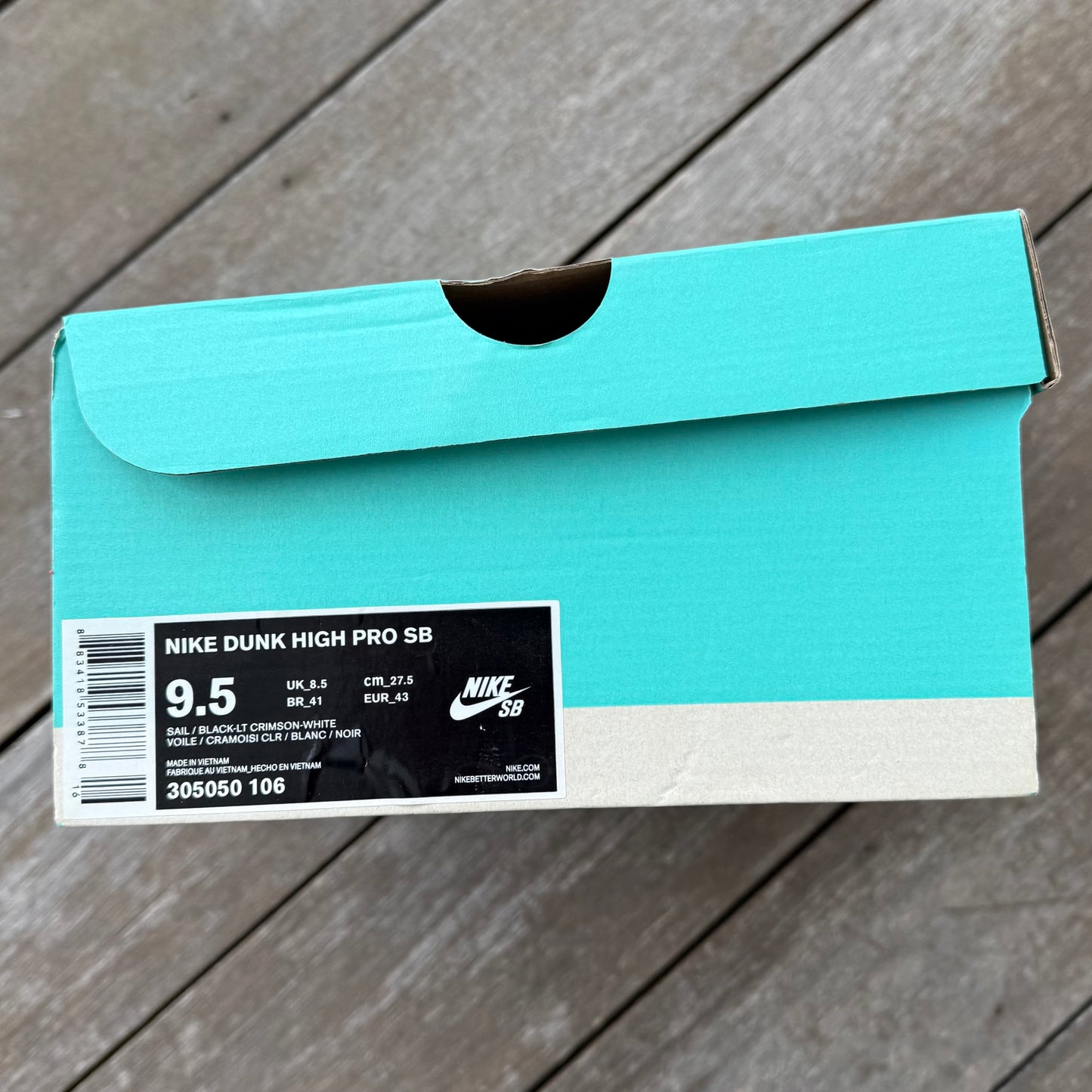 Nike SB Dunk High Cherry Blossom Size 9.5