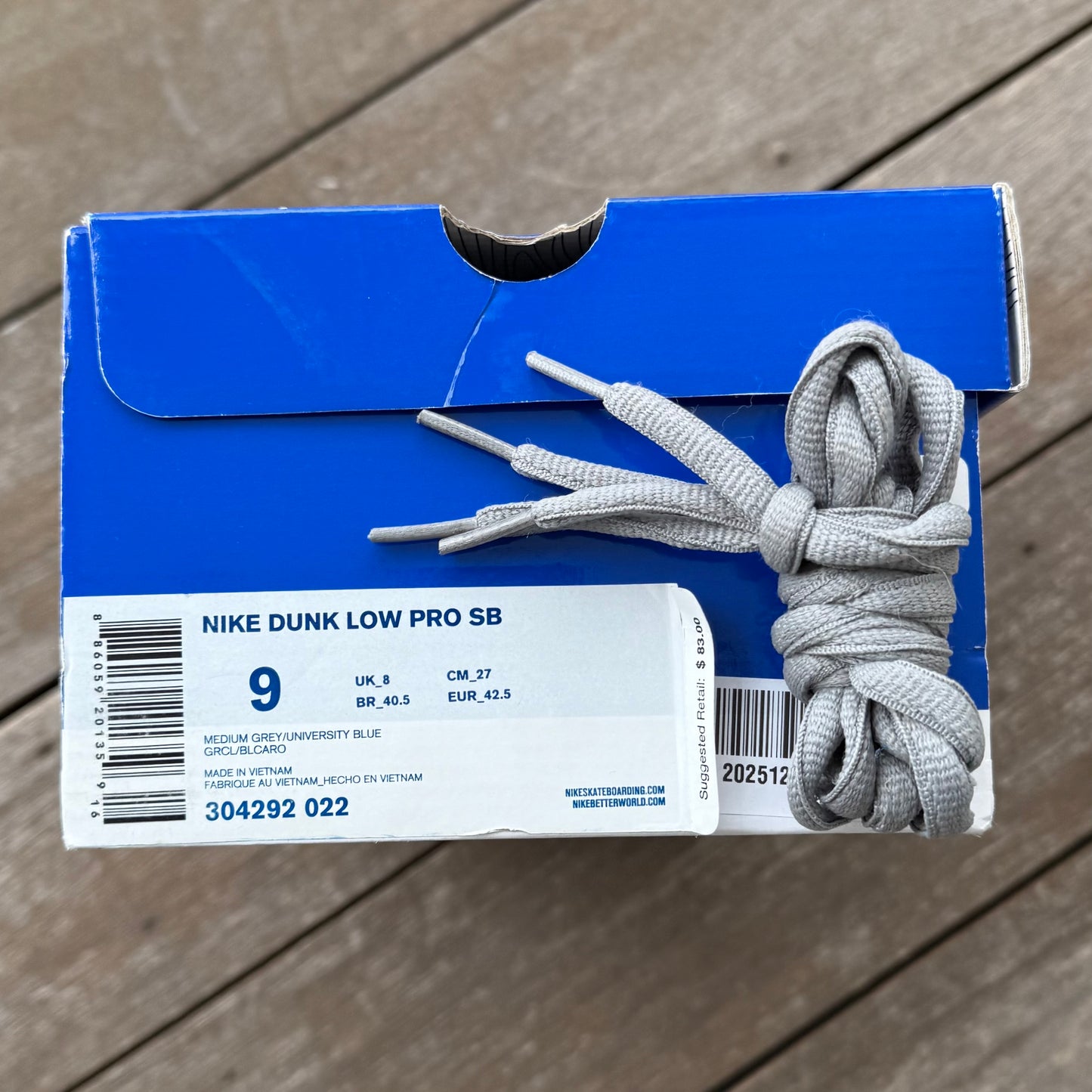 Nike SB Dunk Low Iron Size 9