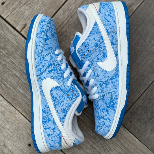 Nike SB Dunk Low Blue Marble Size 11