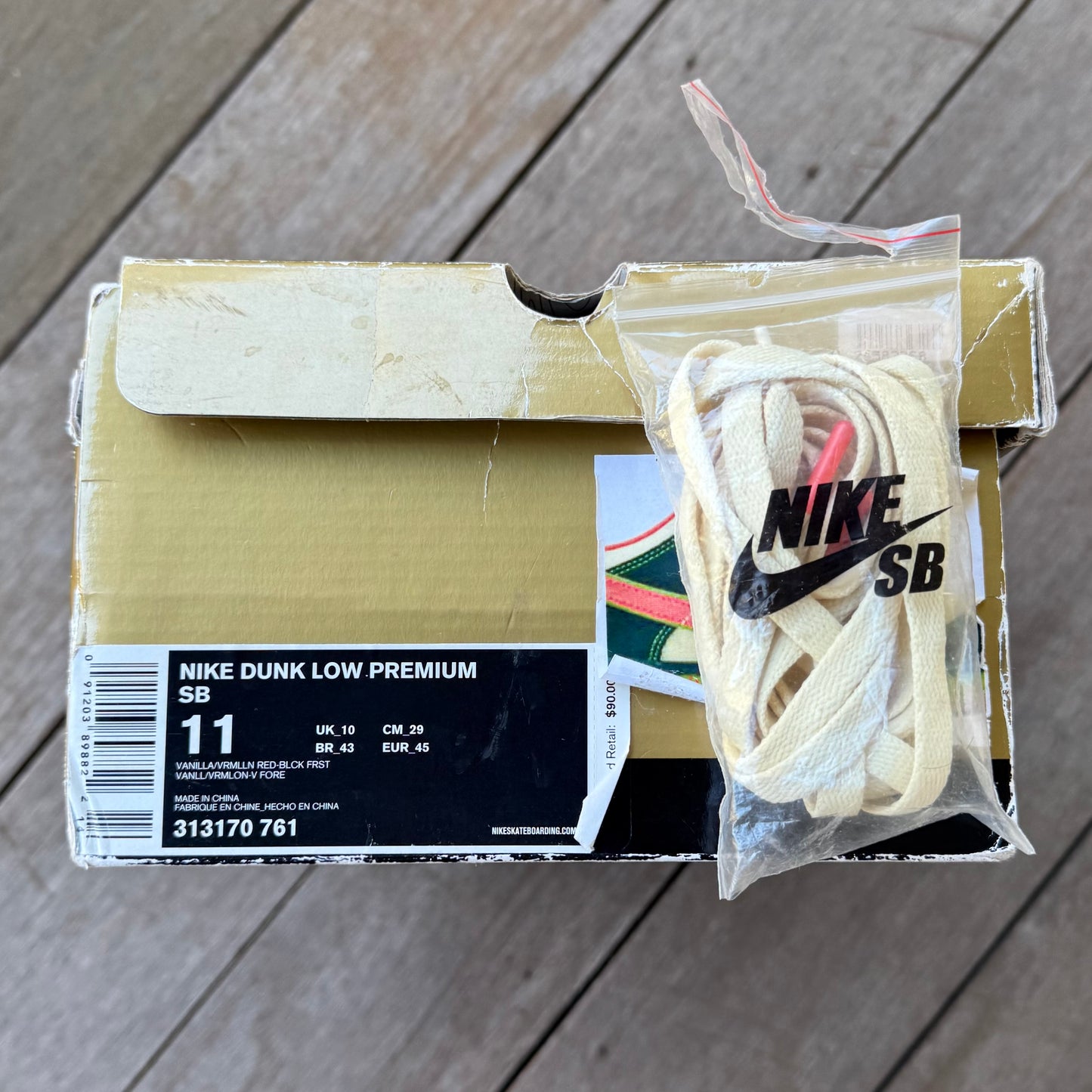 Nike SB Dunk Low Mosquito Size 11