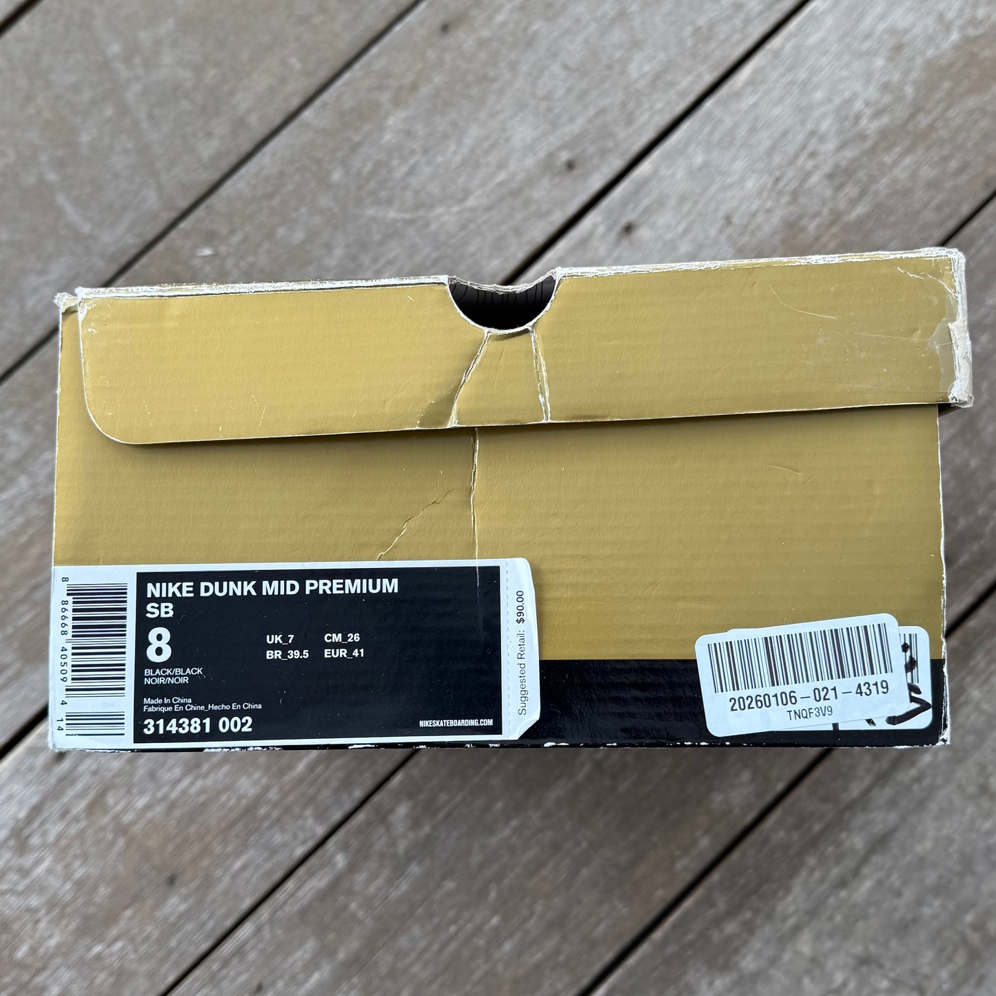 Nike SB Dunk Mid Heavy Mental Size 8