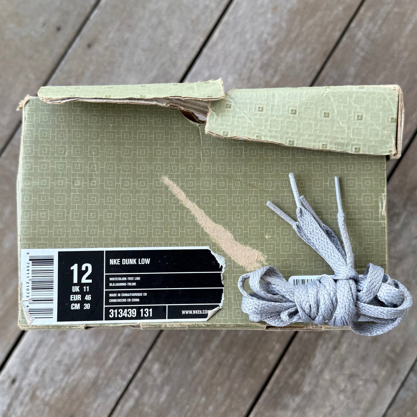 Nike Dunk Low 6.0 Dijon Tree Line Size 12