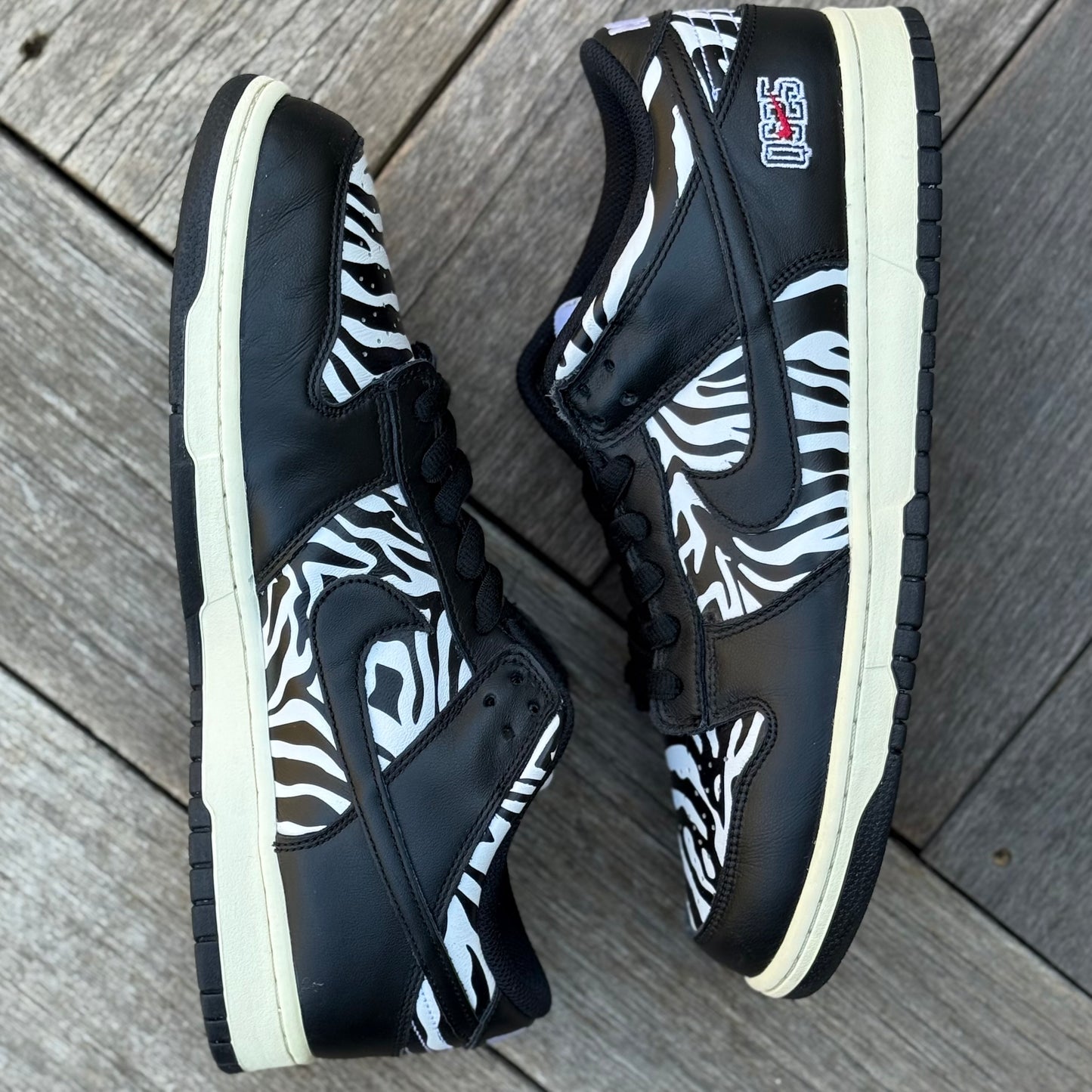 Nike SB Dunk Low Zebra QuarterSnacks Size 11