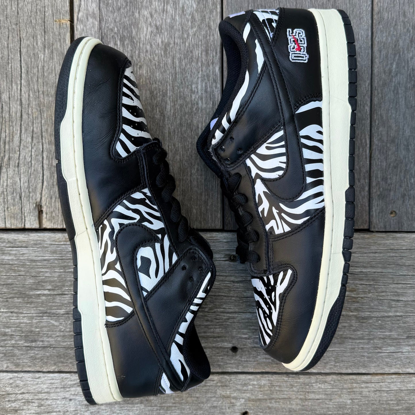 Nike SB Dunk Low Zebra QuarterSnacks Size 11