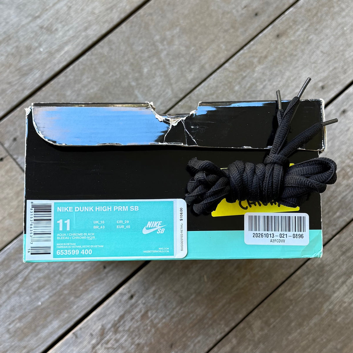 Nike SB Dunk High Tiffany Diamond Size 11