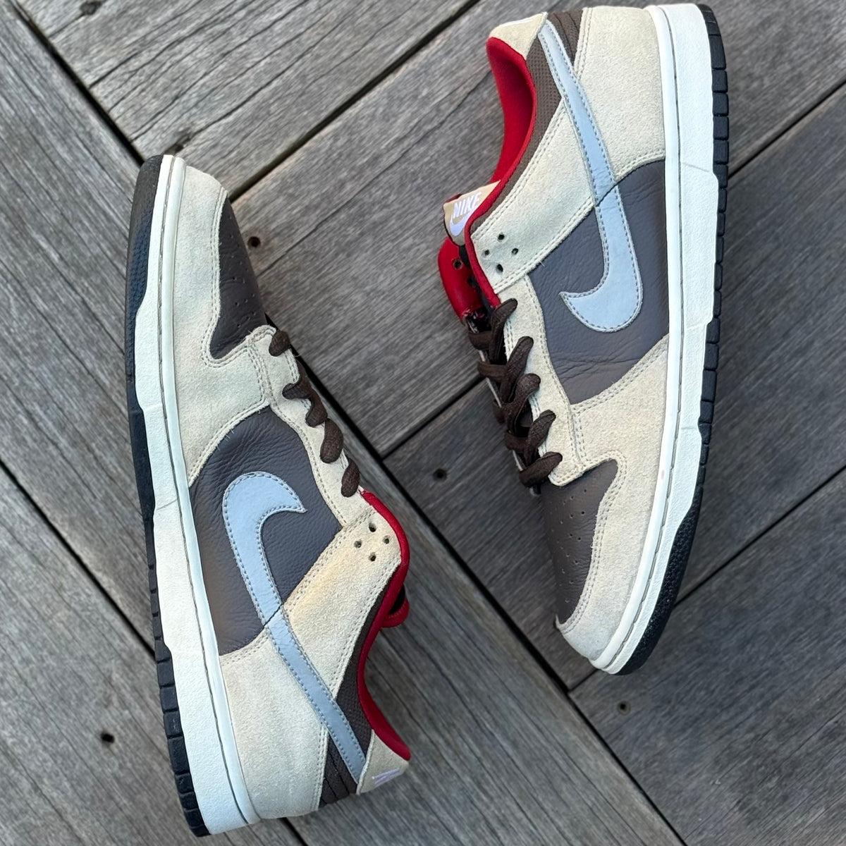 Nike SB Dunk Low Dark Chocolate Linen Size 10.5